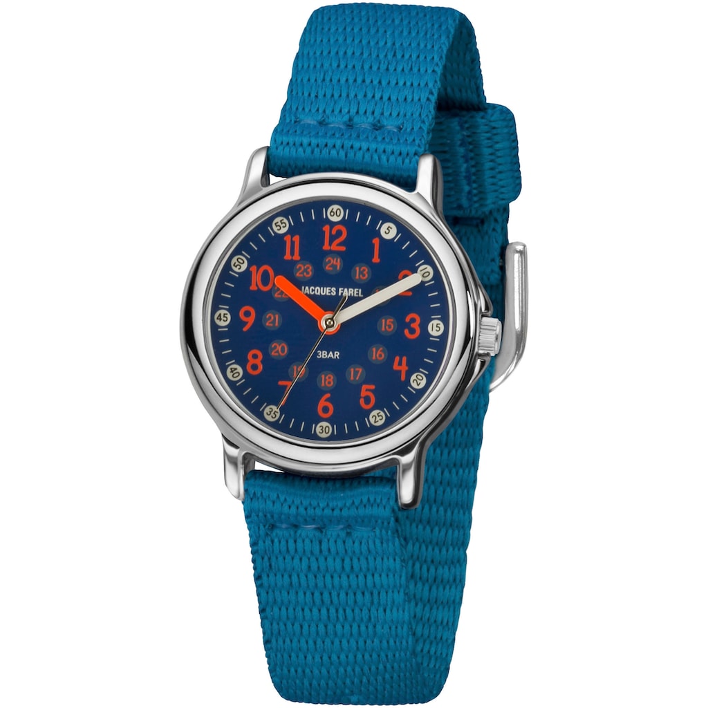 Jacques Farel Quarzuhr »KCF 078«, Armbanduhr, Kinderuhr, ideal auch als Geschenk