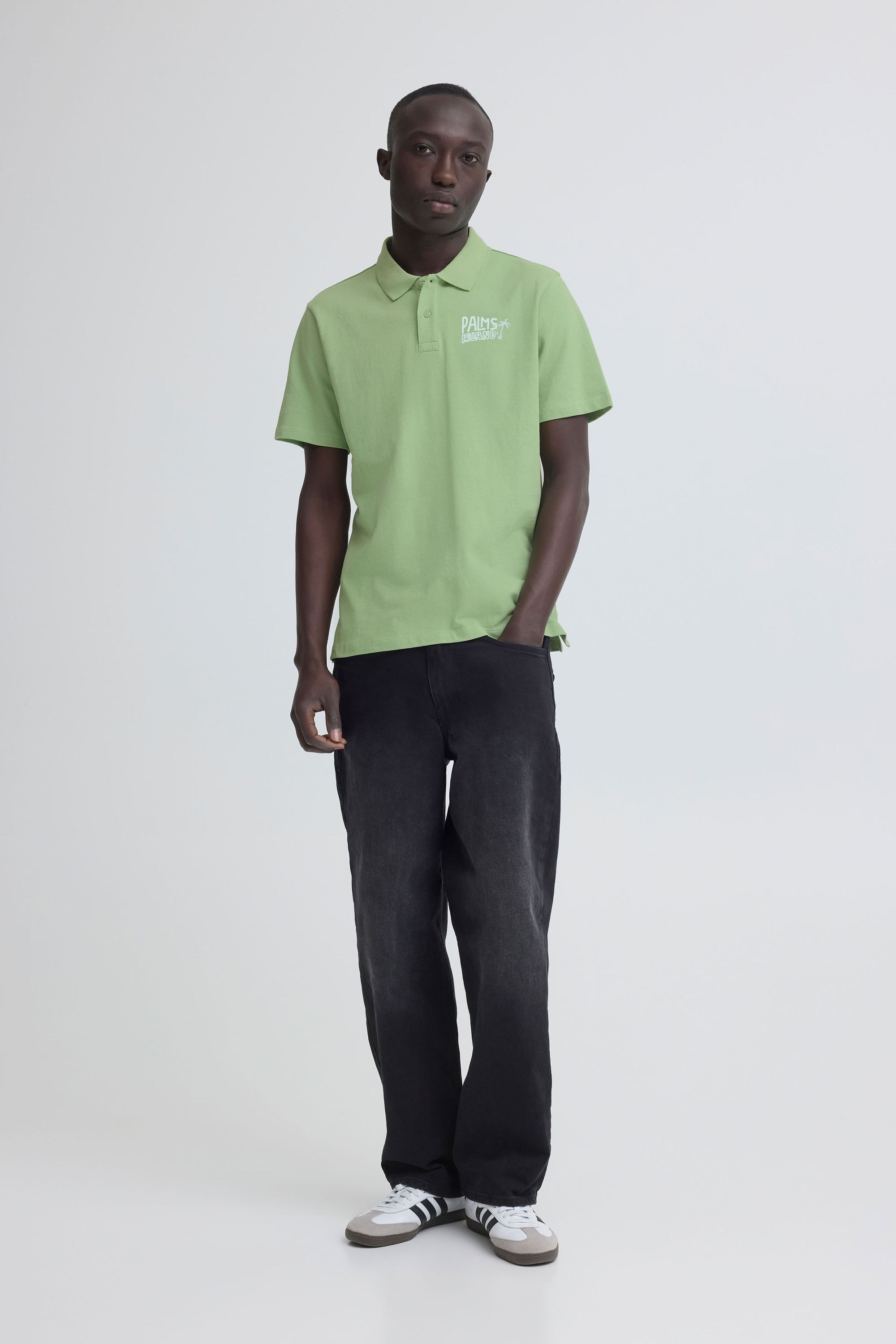 Thumbnail - Blend Poloshirt "BHMaille Polo" Klassisches Poloshirt mit dezentem Print