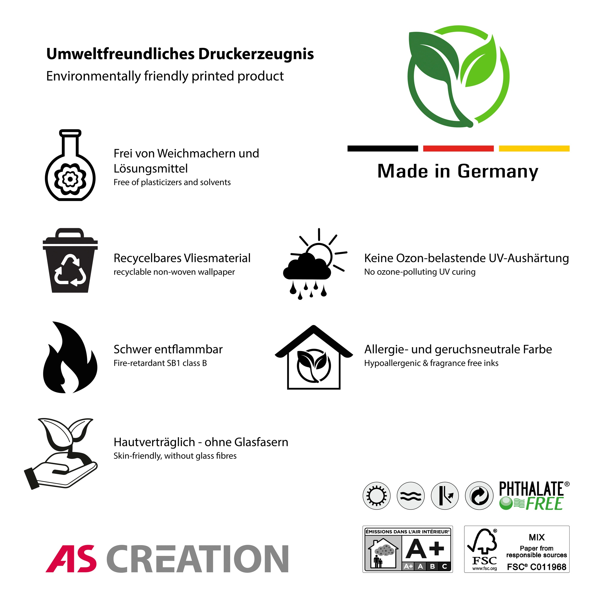 A.S. Création Vliestapete »Dream Flowery«, einfarbig-unifarben-uni, einfarbige Tapete Uni Tapeten Wohnzimmer Schlafzimmer Küche Flur Optik