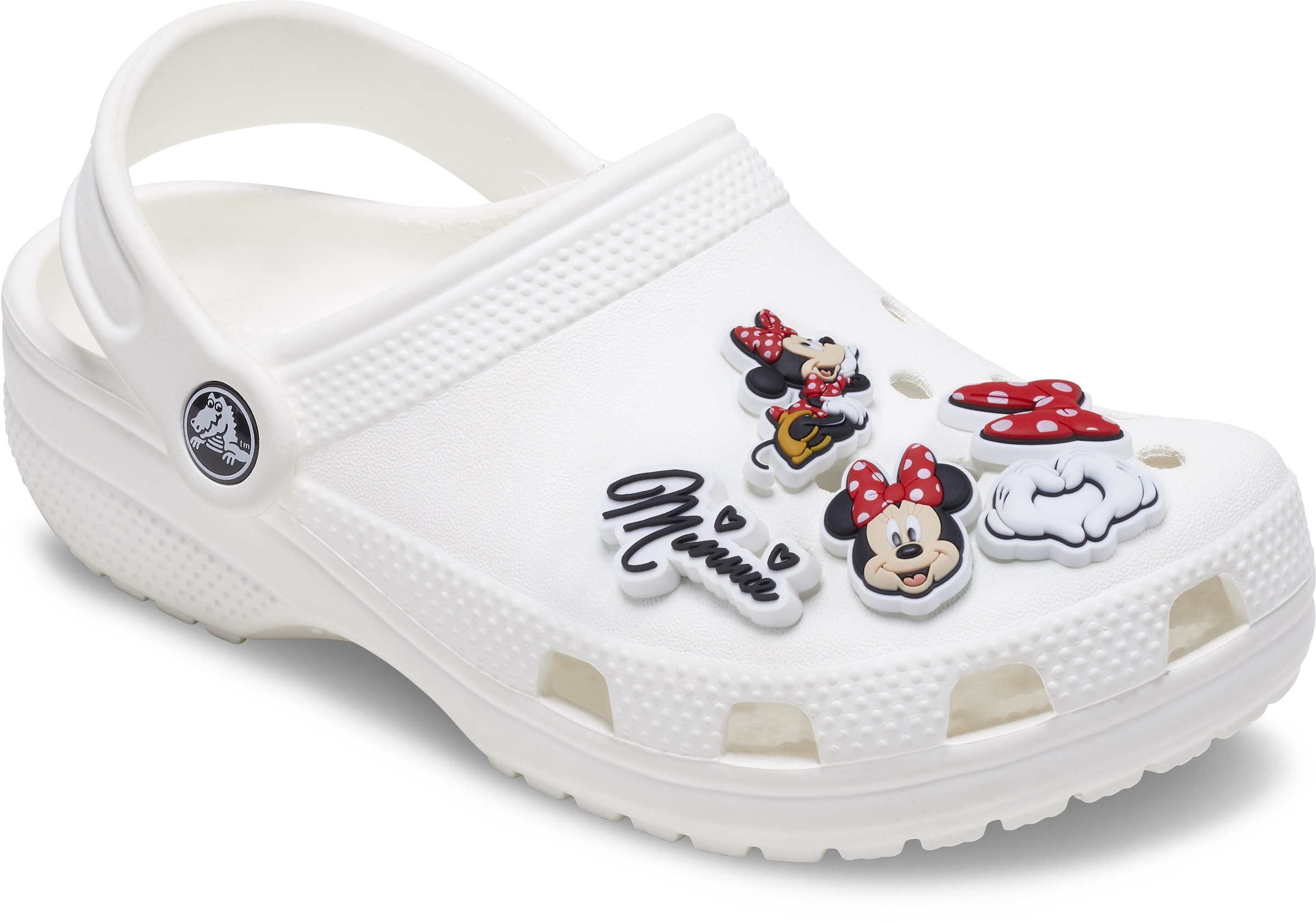 Crocs Schuhanstecker »Jibbitz™ Minnie Dress«, (Set, 5 tlg., Kein Spielzeug. Nicht für Kinder unter 3 Jahren geeignet), Charm, Anstecker für Crocs Schuhe