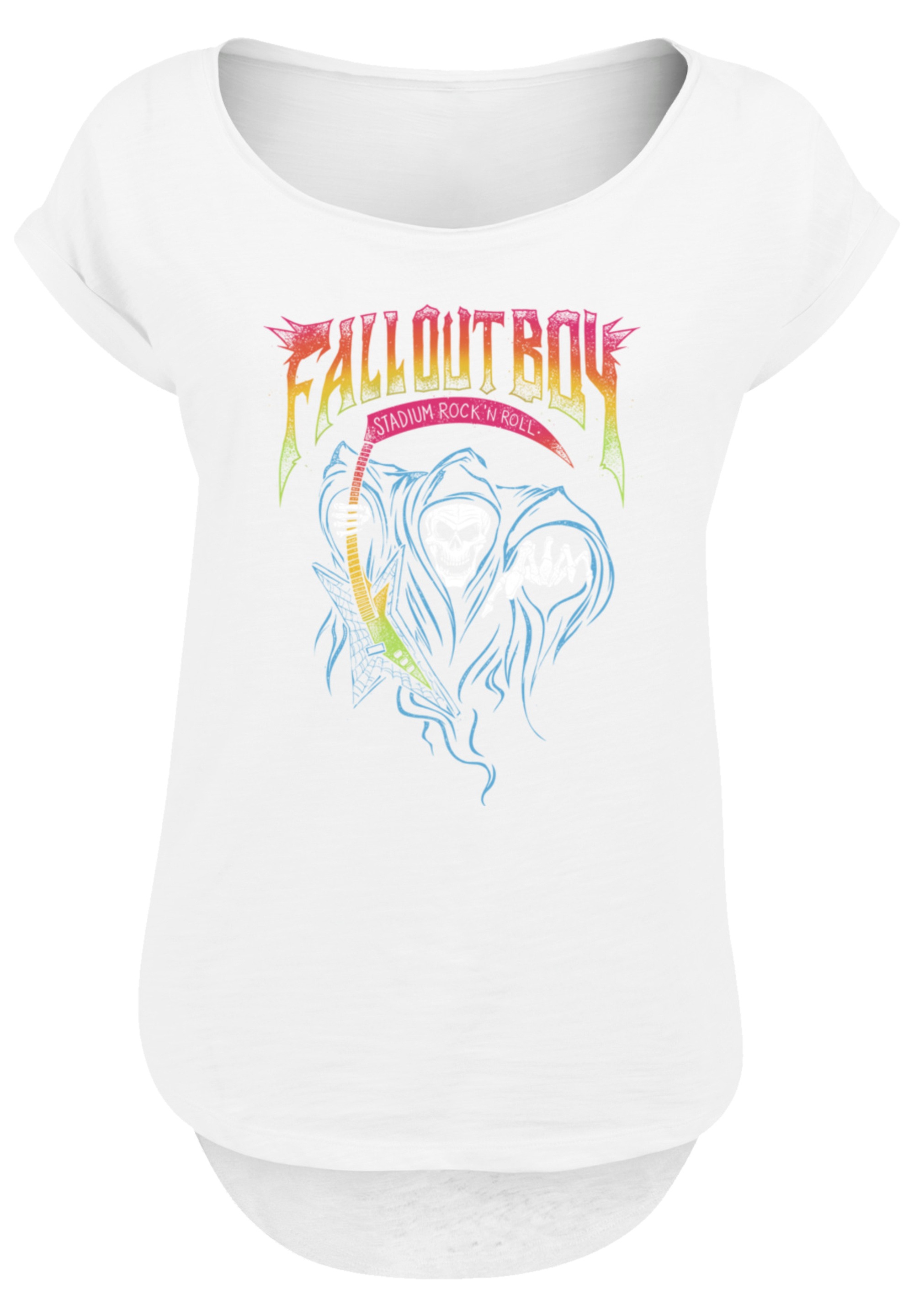 F4NT4STIC T-Shirt »Fall Out Boy Rock And Roll Reaper«, Premium Qualität