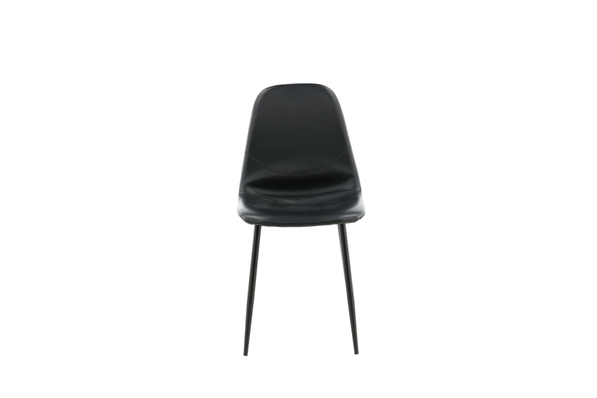 Venture Home Esszimmerstuhl »Polar, 2er-Set Esszimmerstühle in Braun-PU, 150 kg belastbar« () 2 Stk.Polsterstuhl, Lederlook, Metallbeine, abgerundet, edel