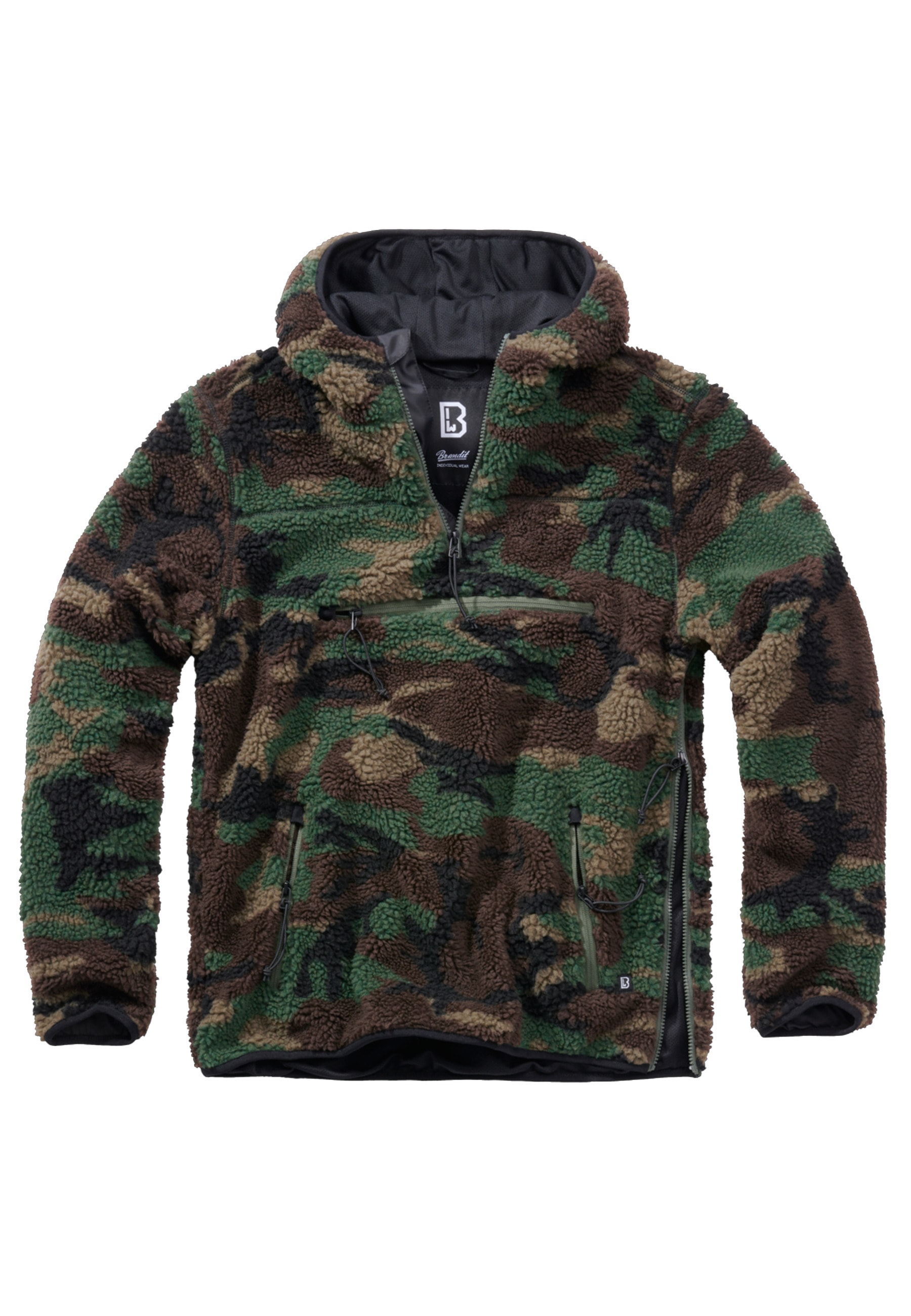 Brandit Strickfleece-Pullover "Brandit Herren Teddyfleece Worker Pullover" 1