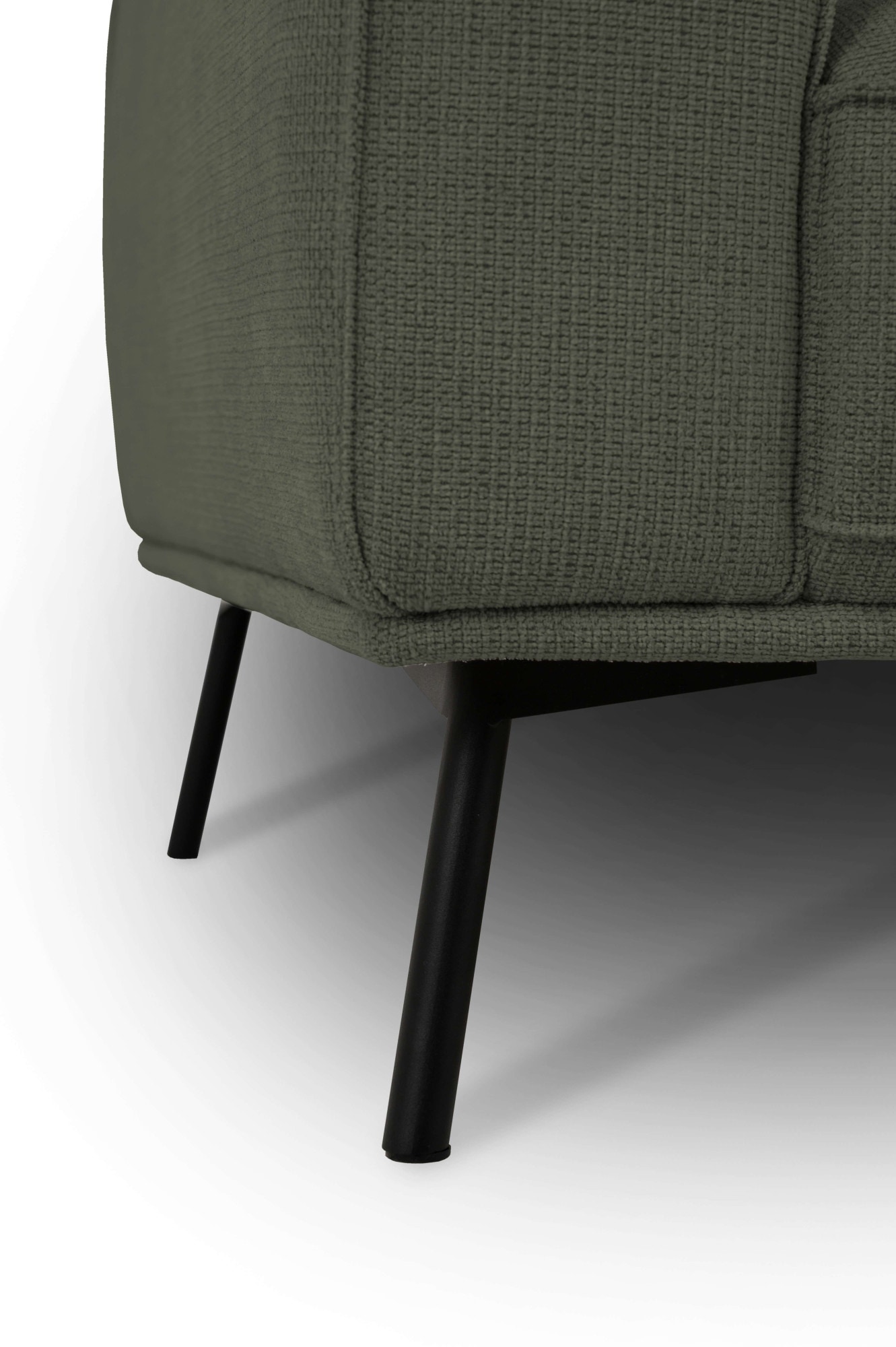 andas Ecksofa »Vosby«, Breite 260 cm, Chenille, mit dekorativer Kedernaht