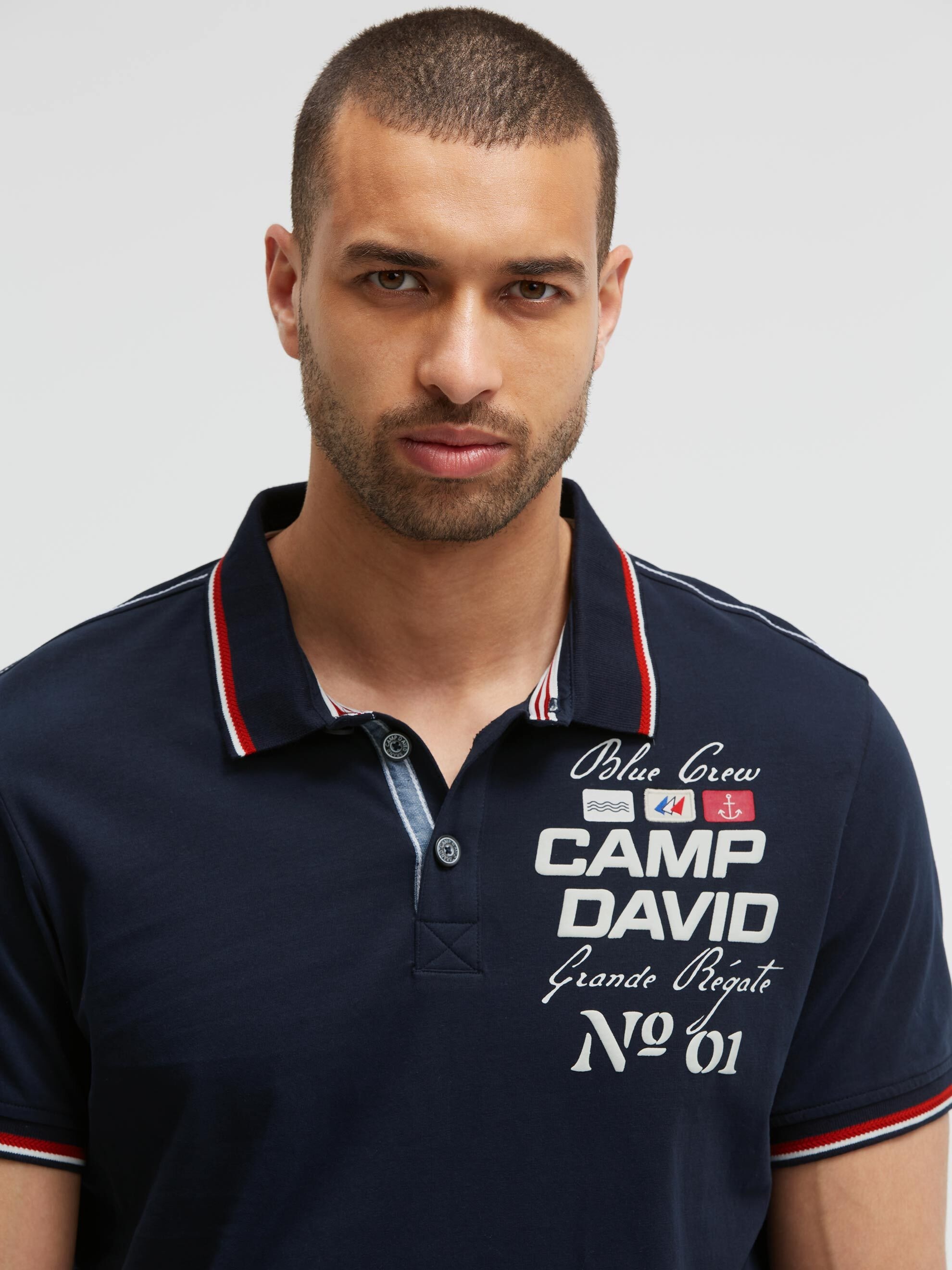 CAMP DAVID Poloshirt aus Baumwolle