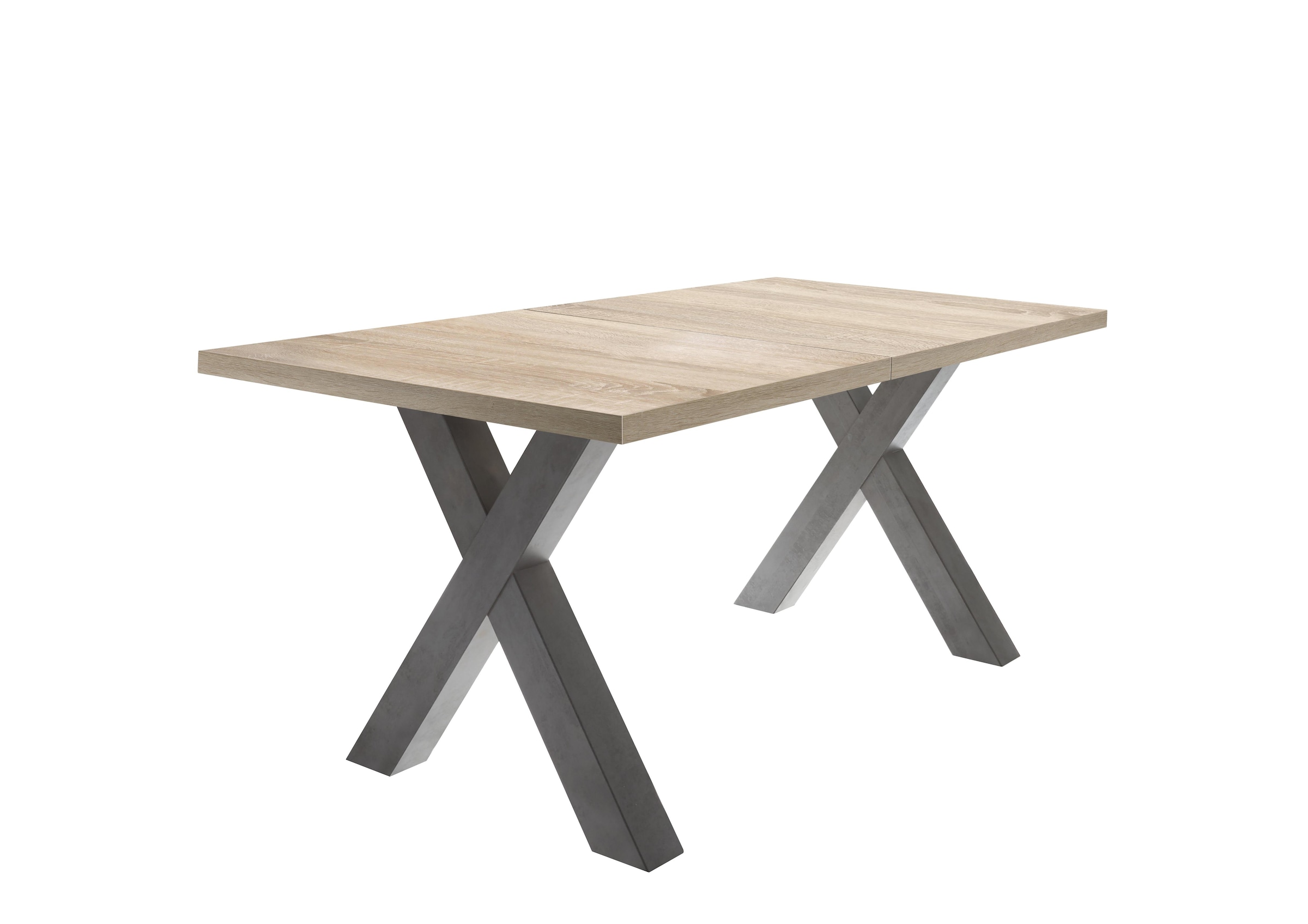 Mäusbacher "Mister" mit Auszug (160-210 cm), Gestell in X-Form