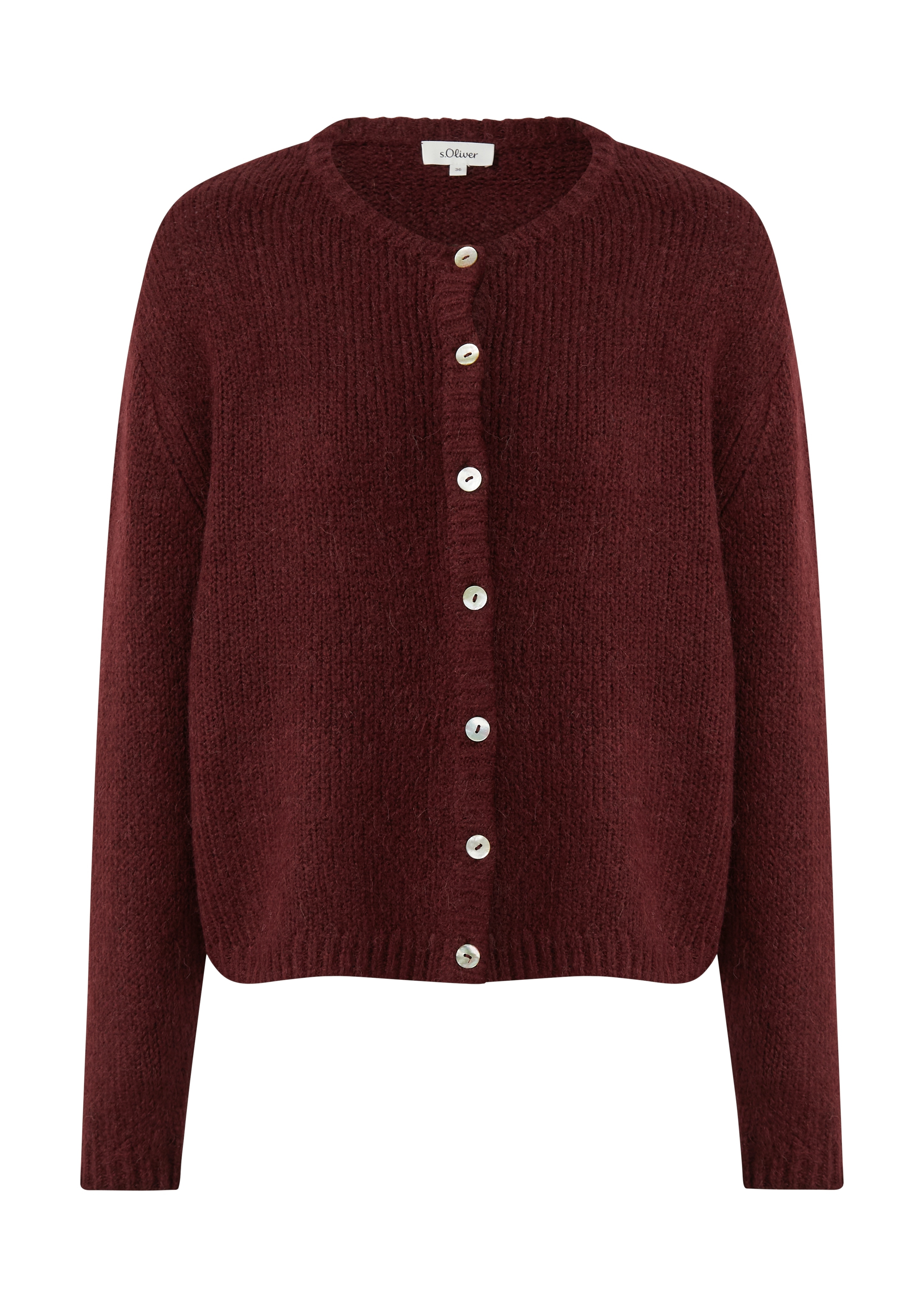 Thumbnail - s.Oliver Strickjacke mit Rippbündchen