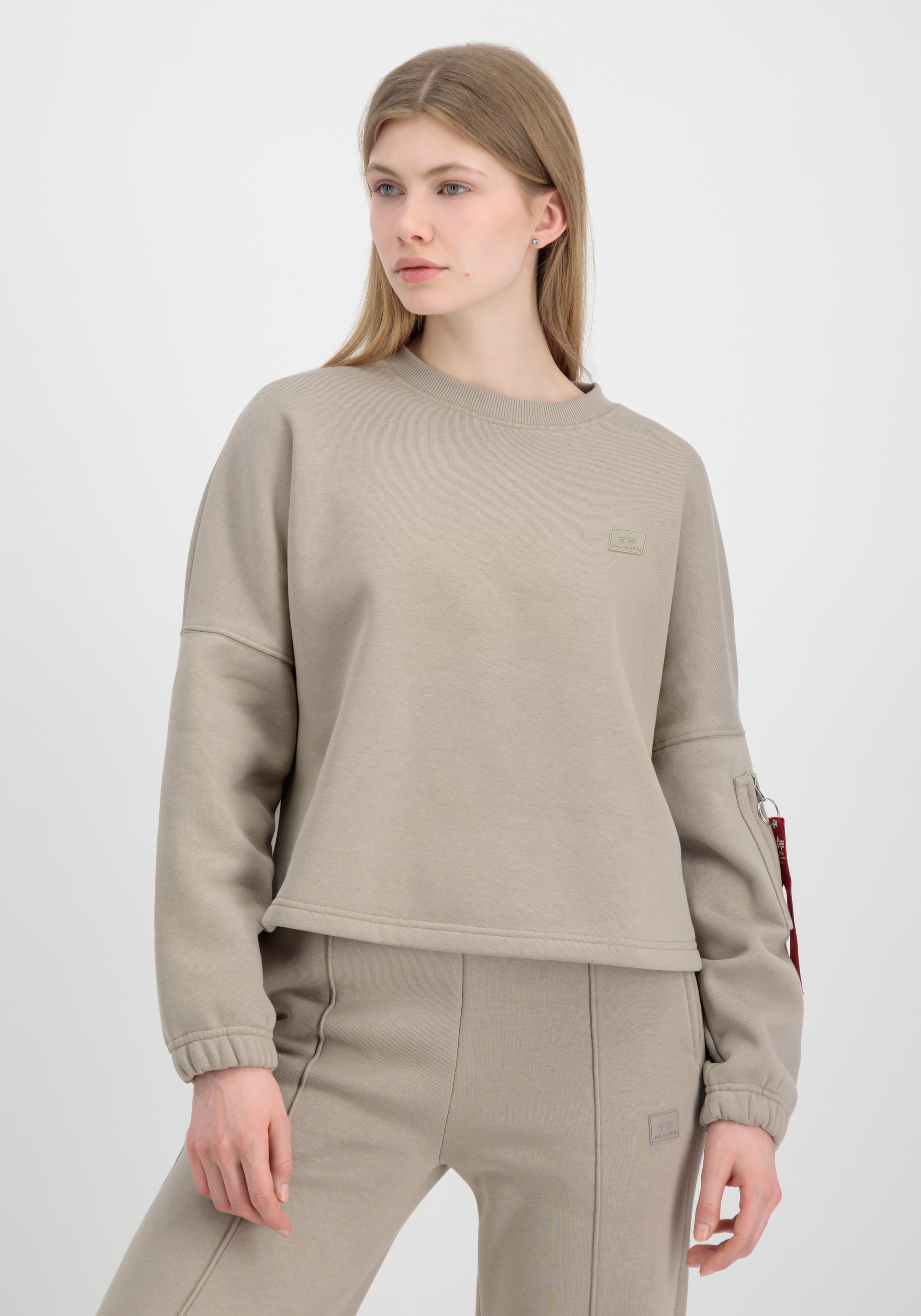 Alpha Industries Sweater "Alpha Industries Women - Sweatshirts X-Fit Label OS Sweater Wmn"