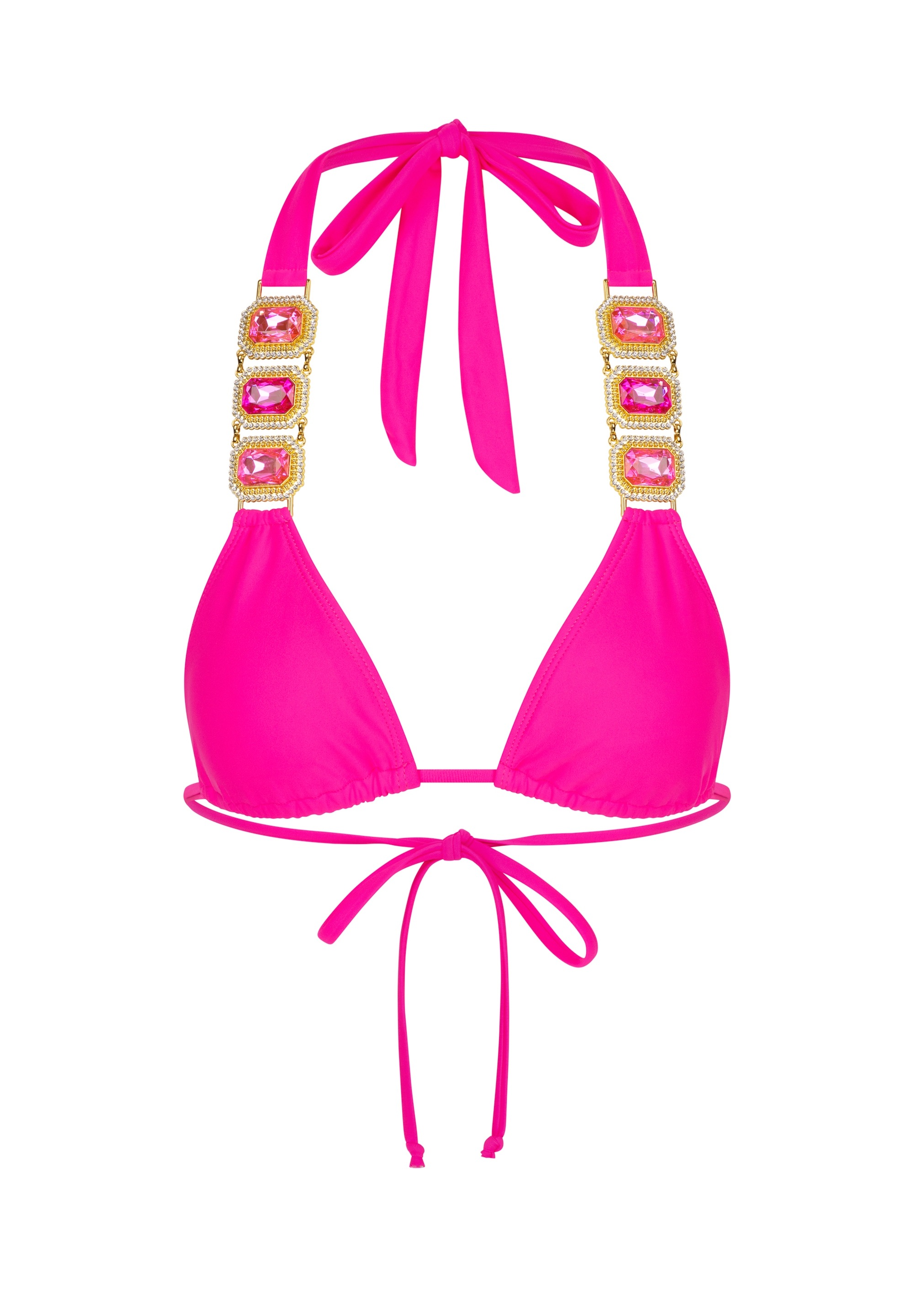 Moda Minx Triangel-Bikini-Top »Boujee«, (1 St.), mit funkelndem Steinbesatz