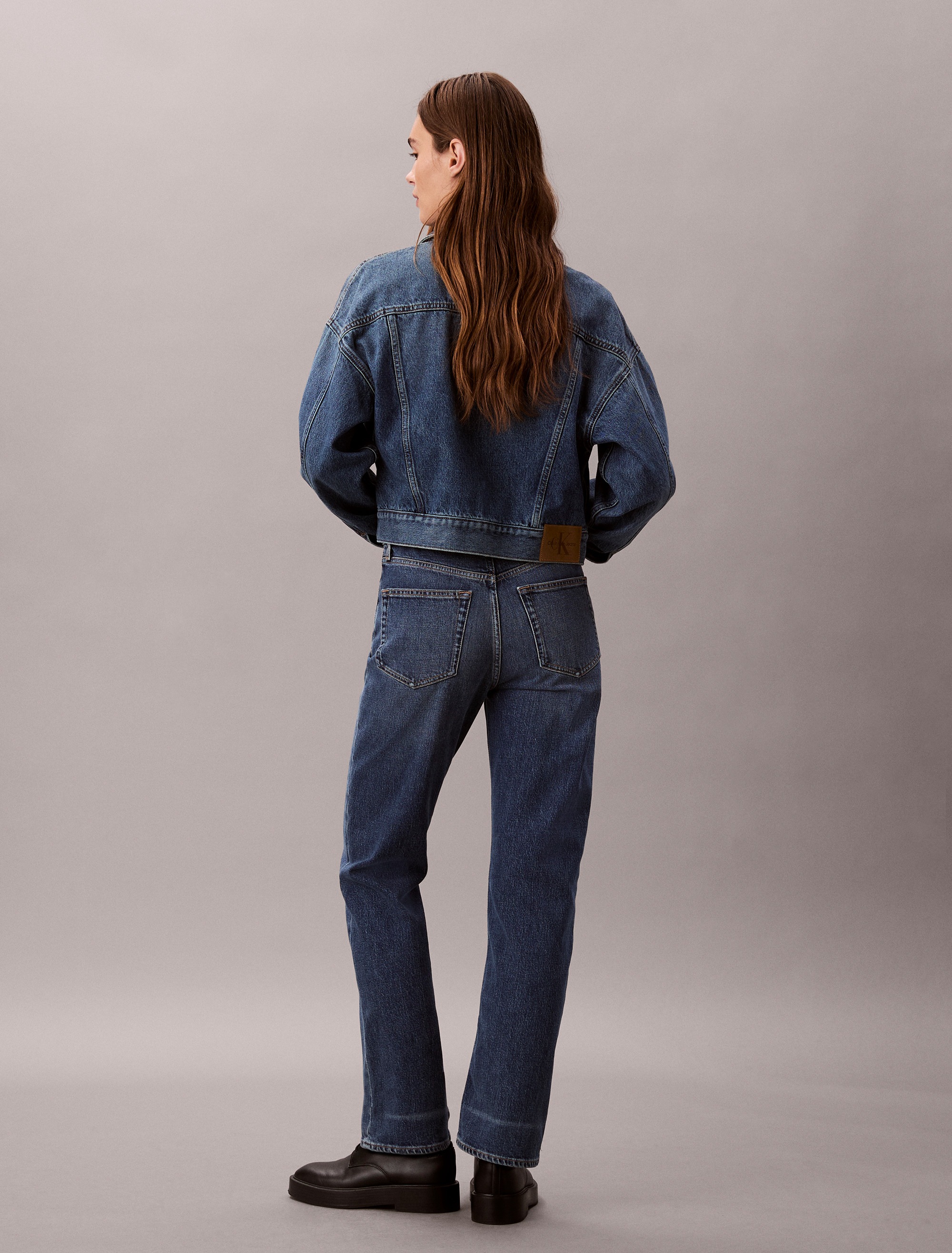 Calvin Klein Jeans Straight-Jeans »HGH RS STRGHT CK ESS« Mit Gürtelschlaufen