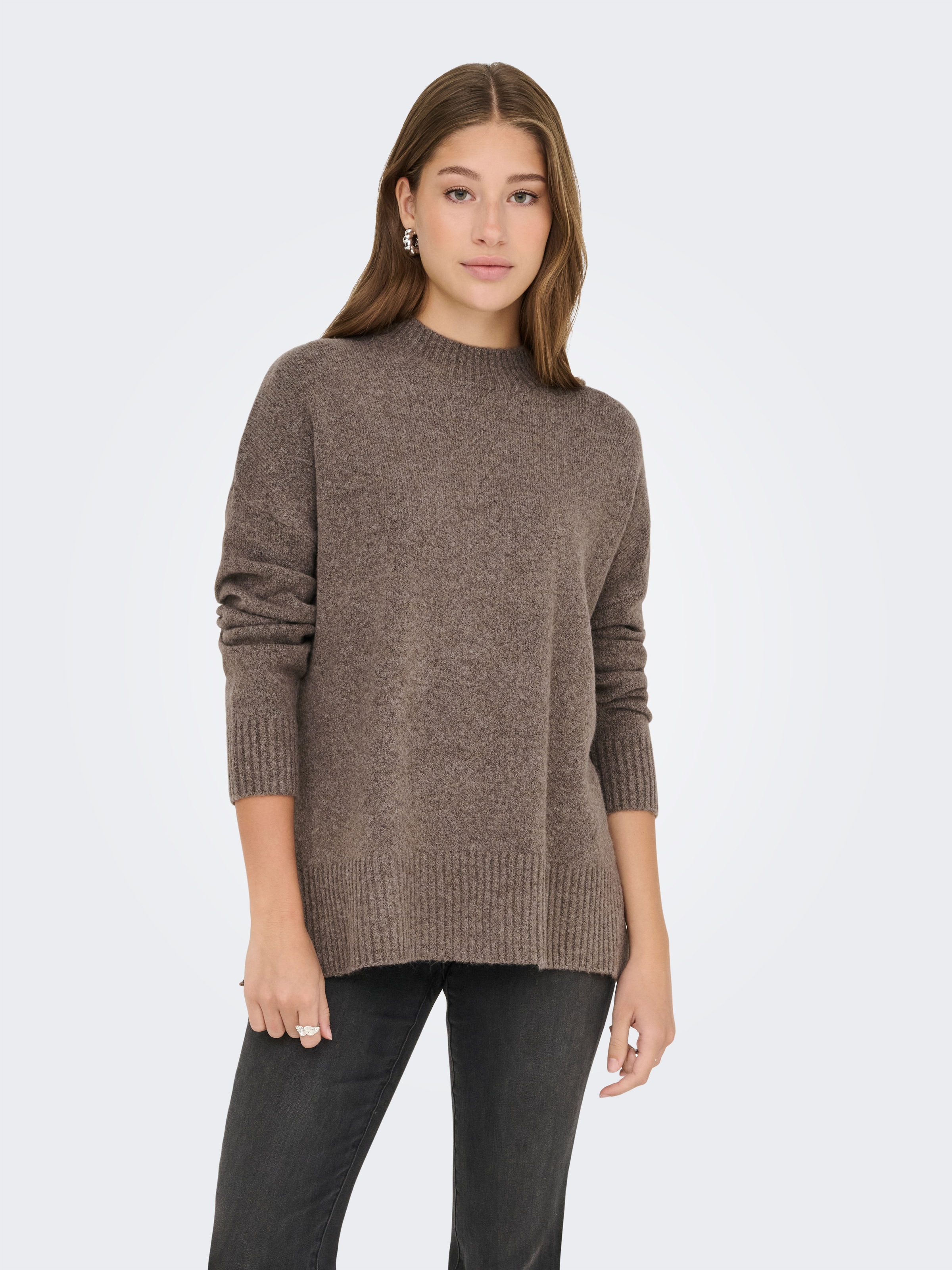 ONLY Strickpullover "ONLHAZEL LS HIGHNECK OVERS PULL KNT NOOS" günstig online kaufen