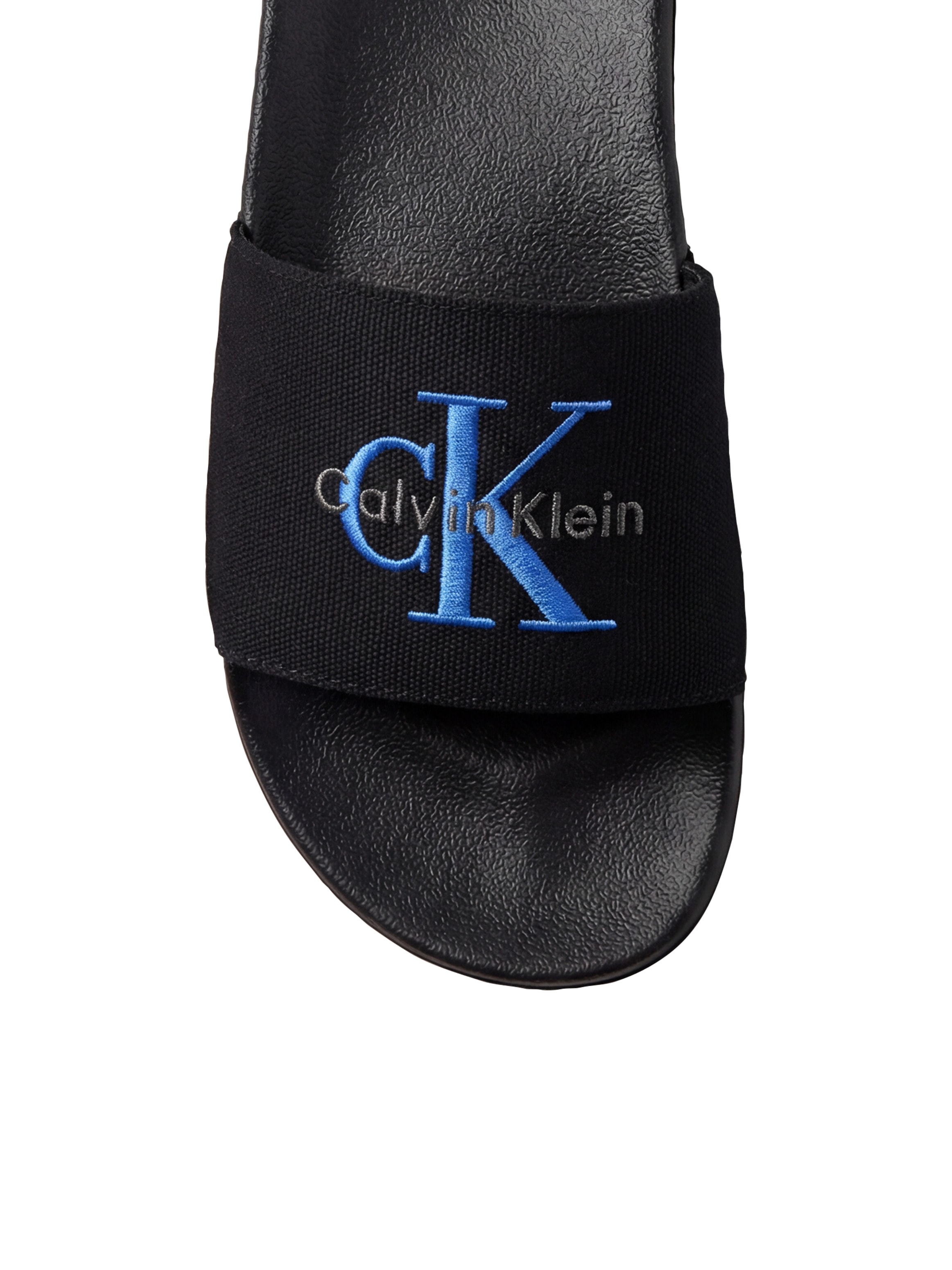 Calvin Klein Badepantolette »ESS SLIDE CV WN«  Strandschuh, Flat mit CK-Stickerei