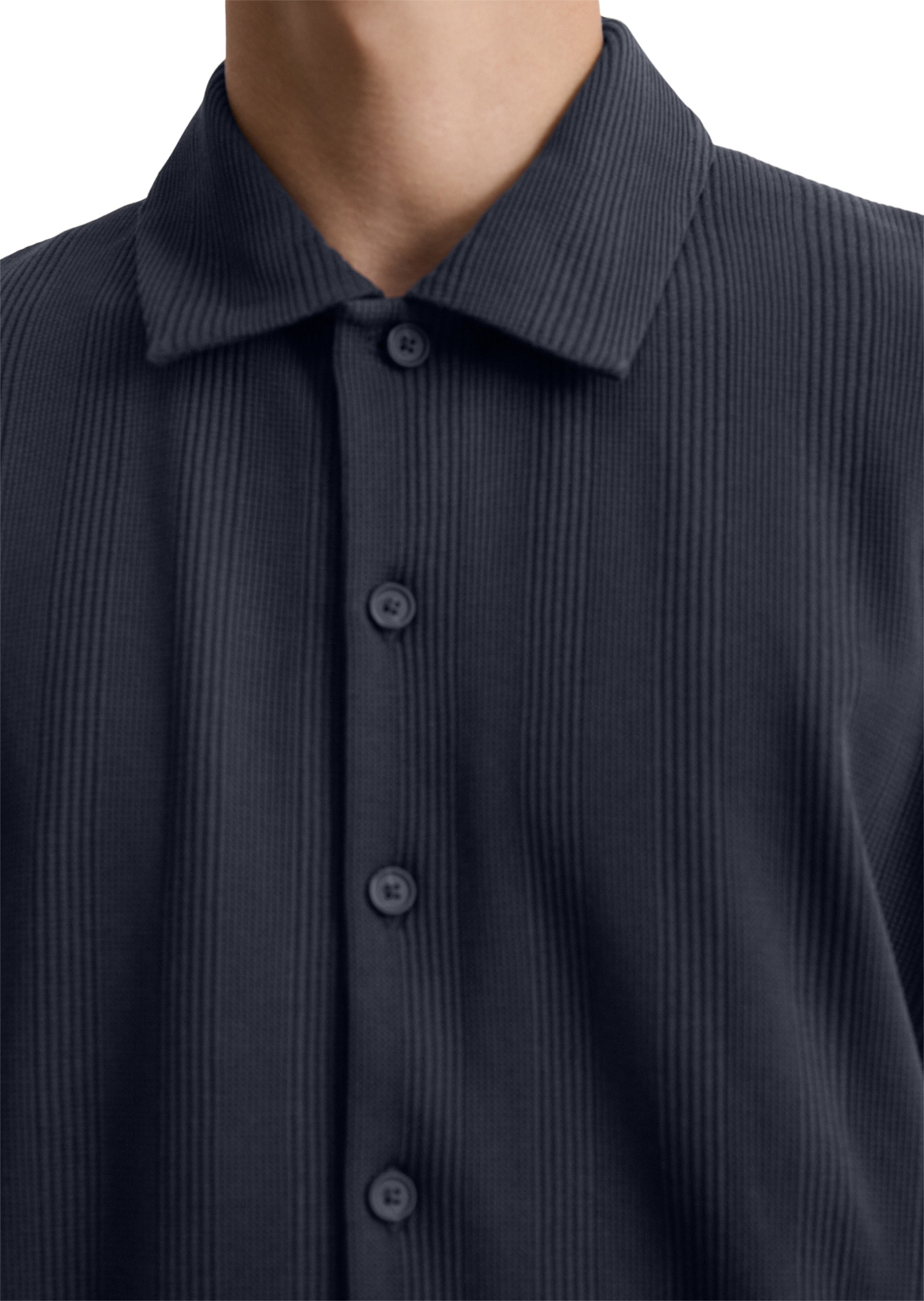 Marc O'Polo Poloshirt »mit elastischer Rippstruktur«