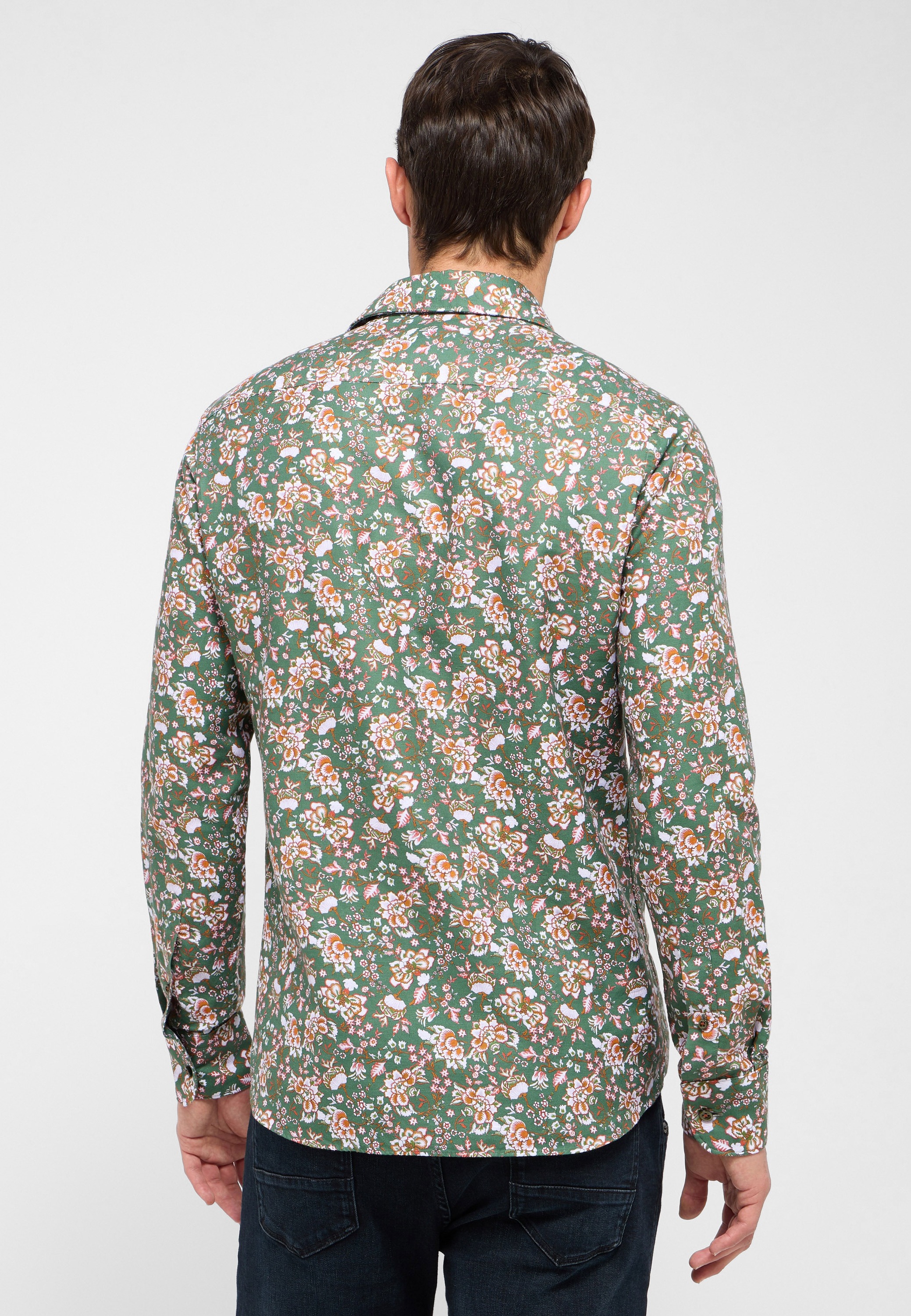 Eterna Langarmhemd "SLIM FIT" EASY IRON (bügelleicht) günstig online kaufen