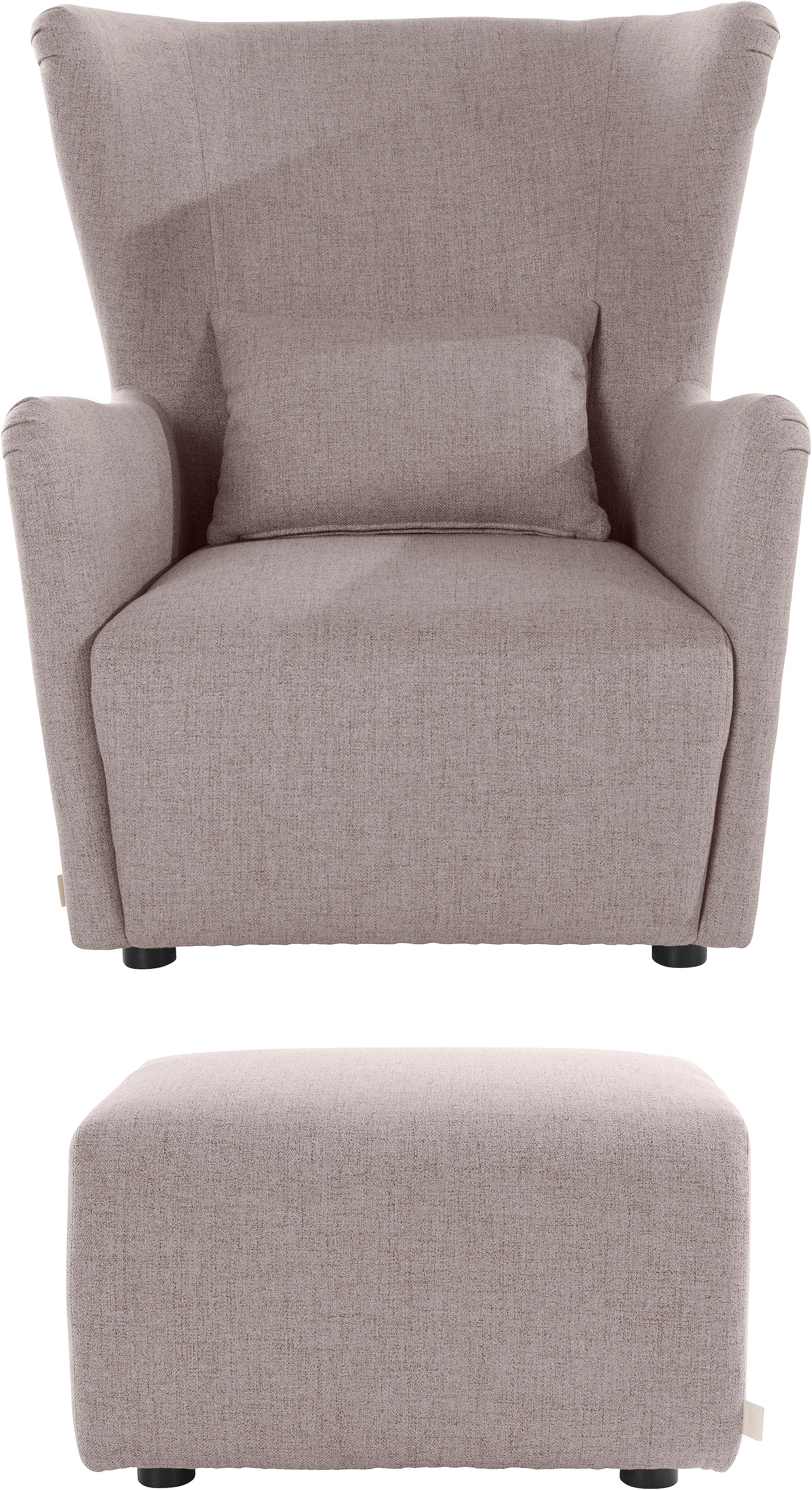 LeGer Home by Lena Gercke Ohrensessel »Levke Sessel«, wahlweise mit oder ohne Hocker