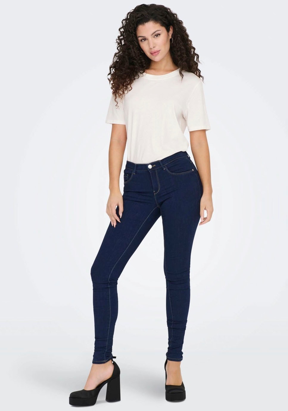 ONLY Skinny-fit-Jeans »ONLRAIN LIFE REG SKINNY DNM«