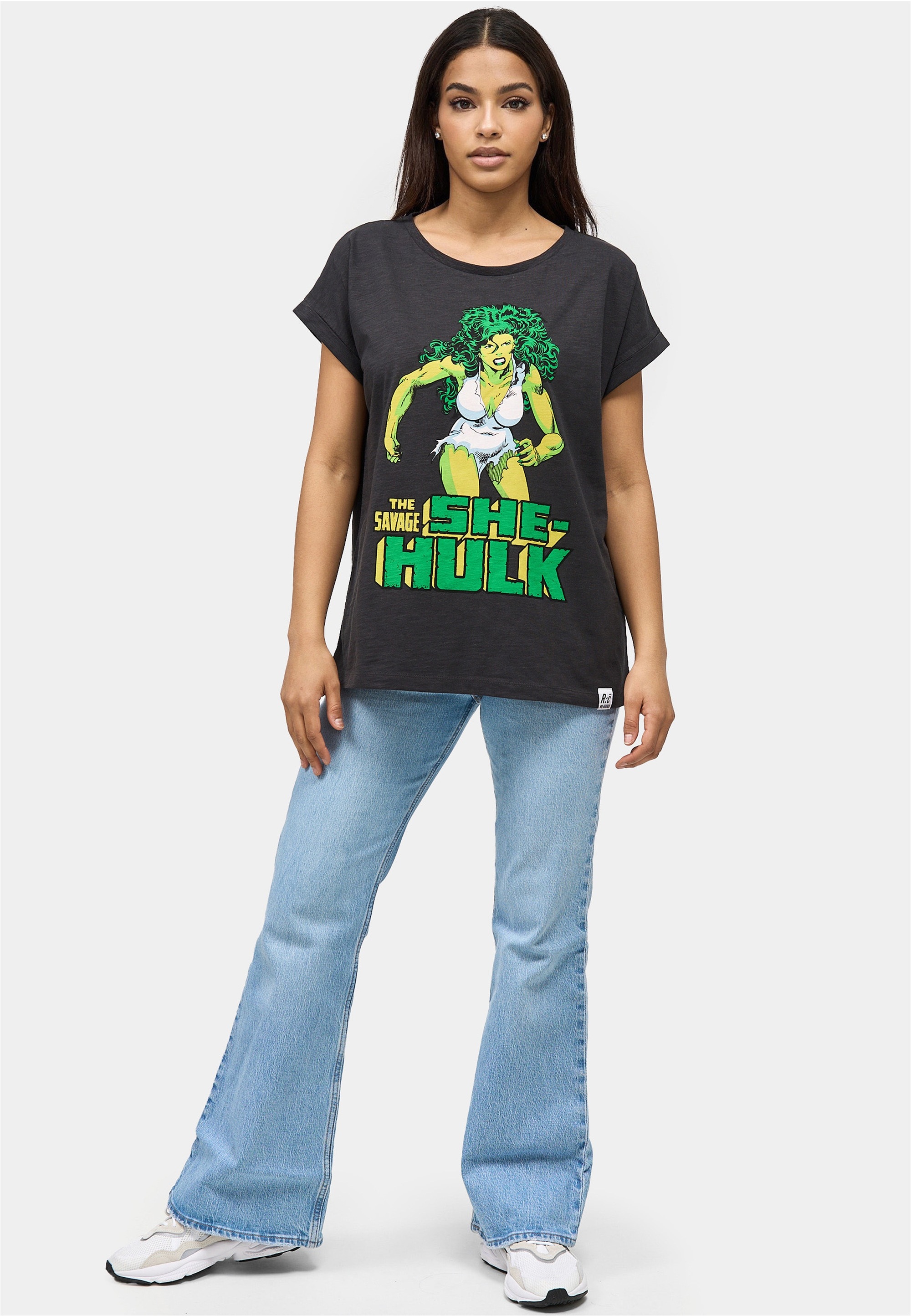 Recovered T-Shirt "She Hulk", im zeitlosen Design günstig online kaufen