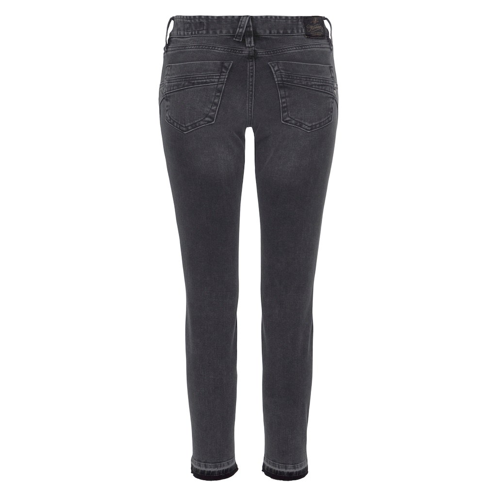 Herrlicher 7/8-Jeans »TOUCH CROPPED ORGANIC«, mit Cut-Off Saumabschluss