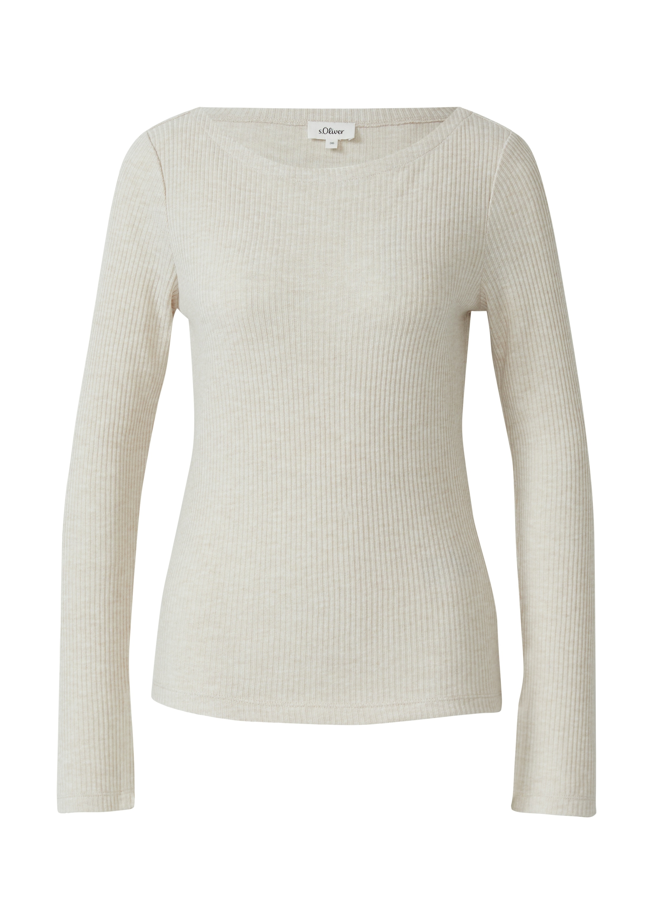 s.Oliver Langarmshirt mit U-Boot-Ausschnitt