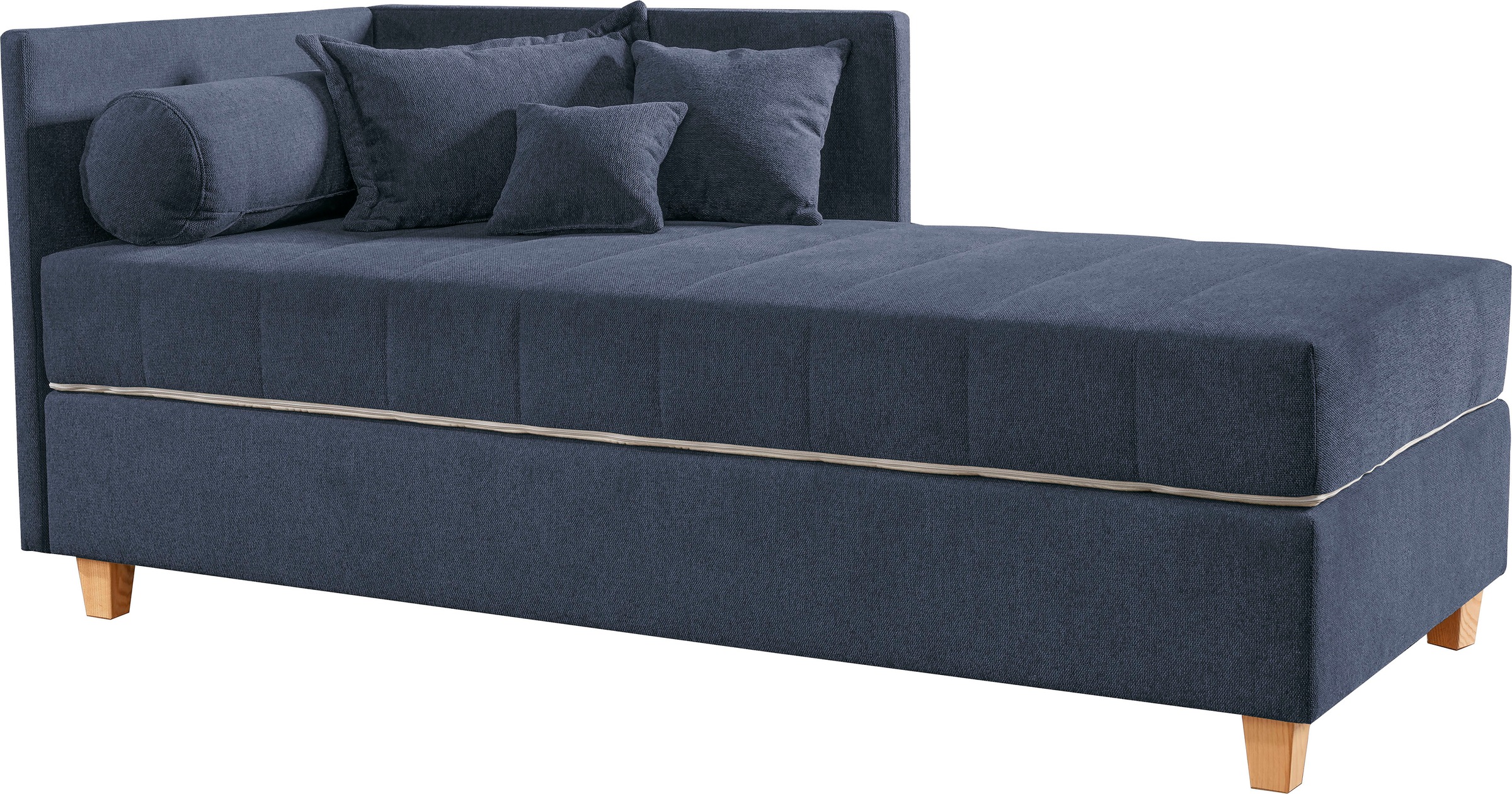 Thumbnail - alina Schlafsofa "Kona" 7-Zonen Taschenfederkernmatratze, Zierkissen-Set und Schlummerrollen