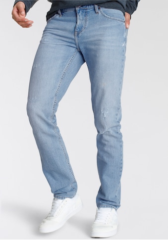 Straight-Jeans »ColinAK«, Ökologische, wassersparende Produktion durch Ozon Wash