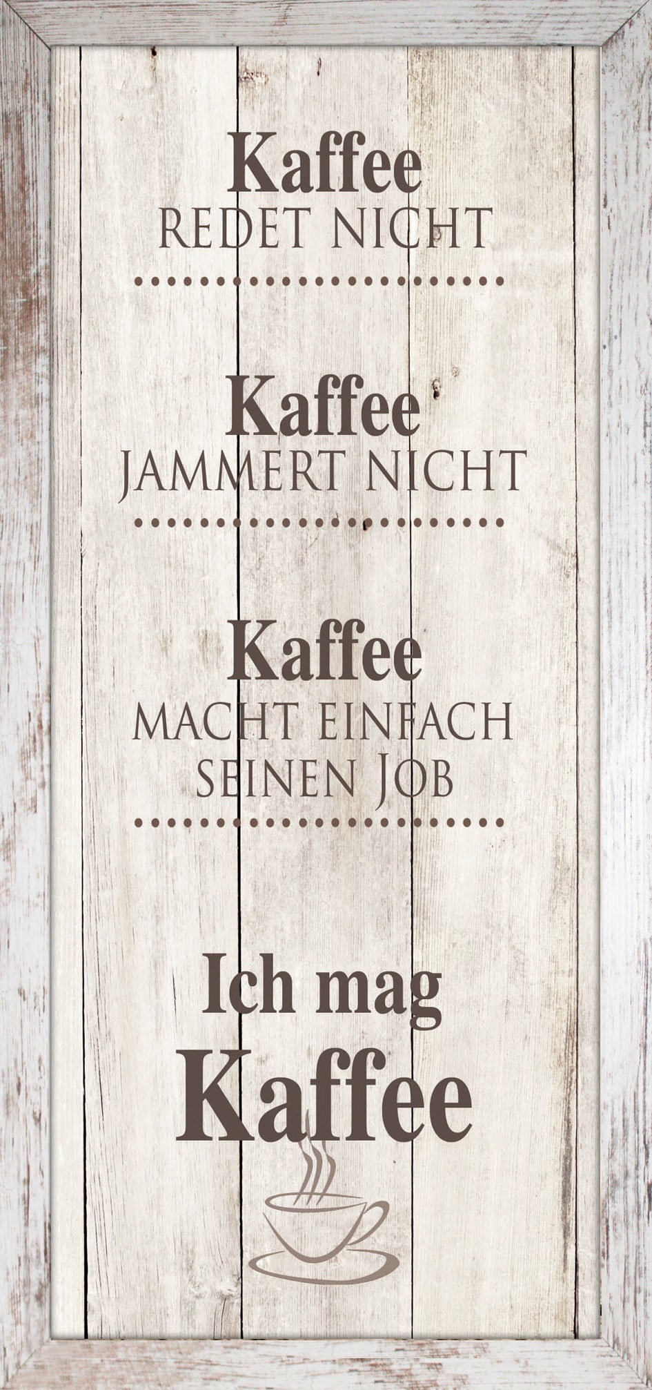 Bönninghoff Bild mit Rahmen "Kaffee", (1 St.)