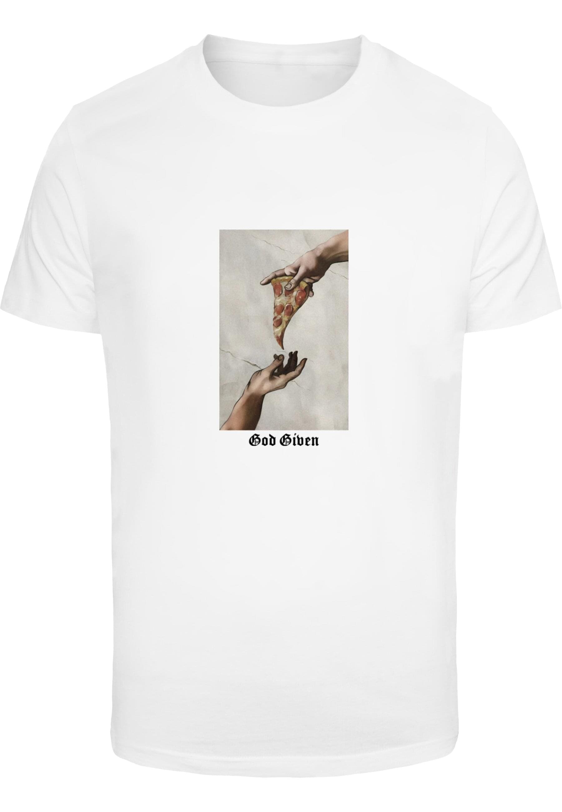 MisterTee T-Shirt "MisterTee Herren God Given Pizza Tee" 1 Stk. tlg. günstig online kaufen