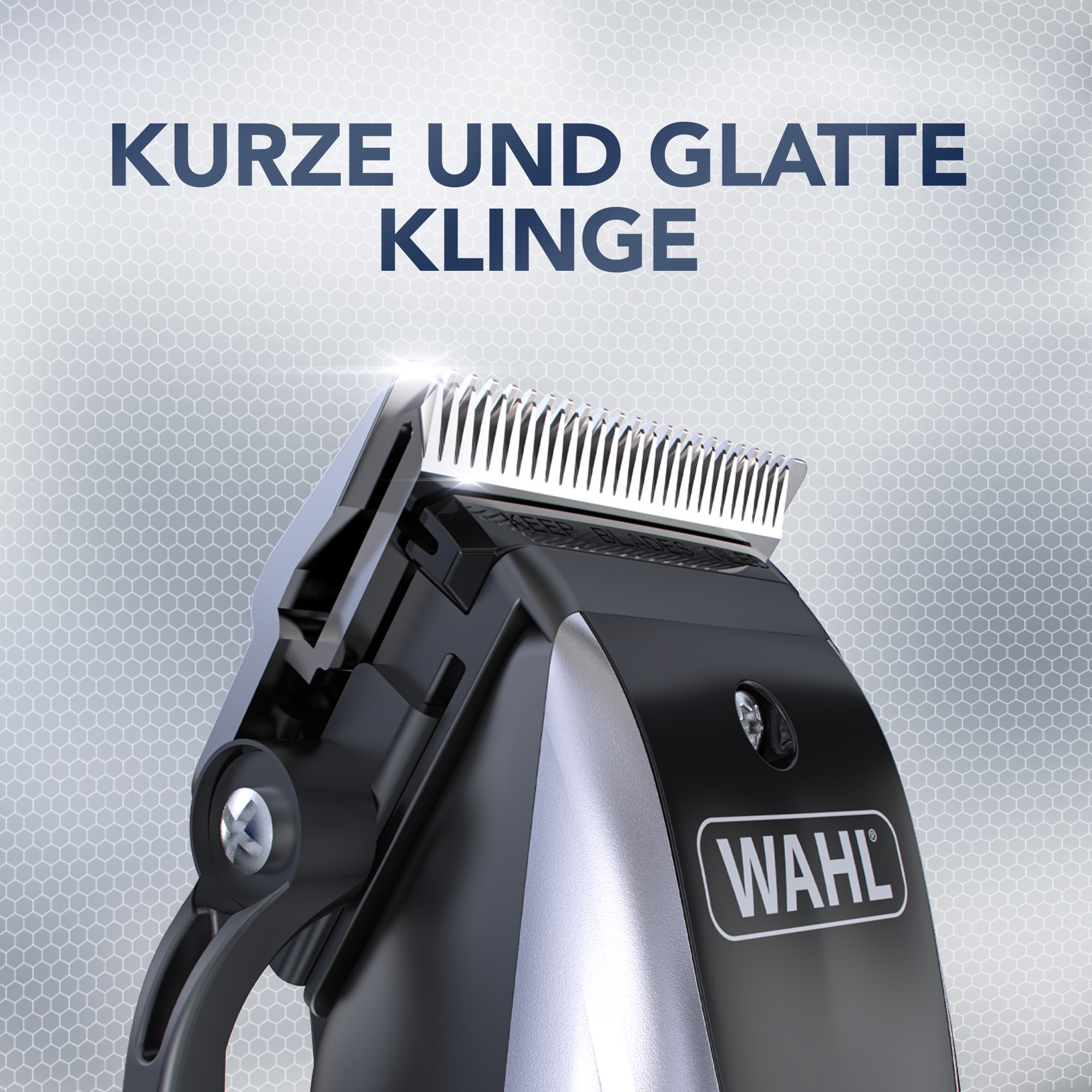 Wahl Haarschneider »Rapid Clip«, 13 Aufsätze, Schnellgleitende Klinge, Einstellbarer Verstellhebel, Leichtes Design