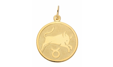 Adelia´s Kettenanhänger »333 Gold Sternzeichen Anhänger Stier Ø 11,8 mm«,  Goldschmuck für Damen & Herren kaufen | BAUR