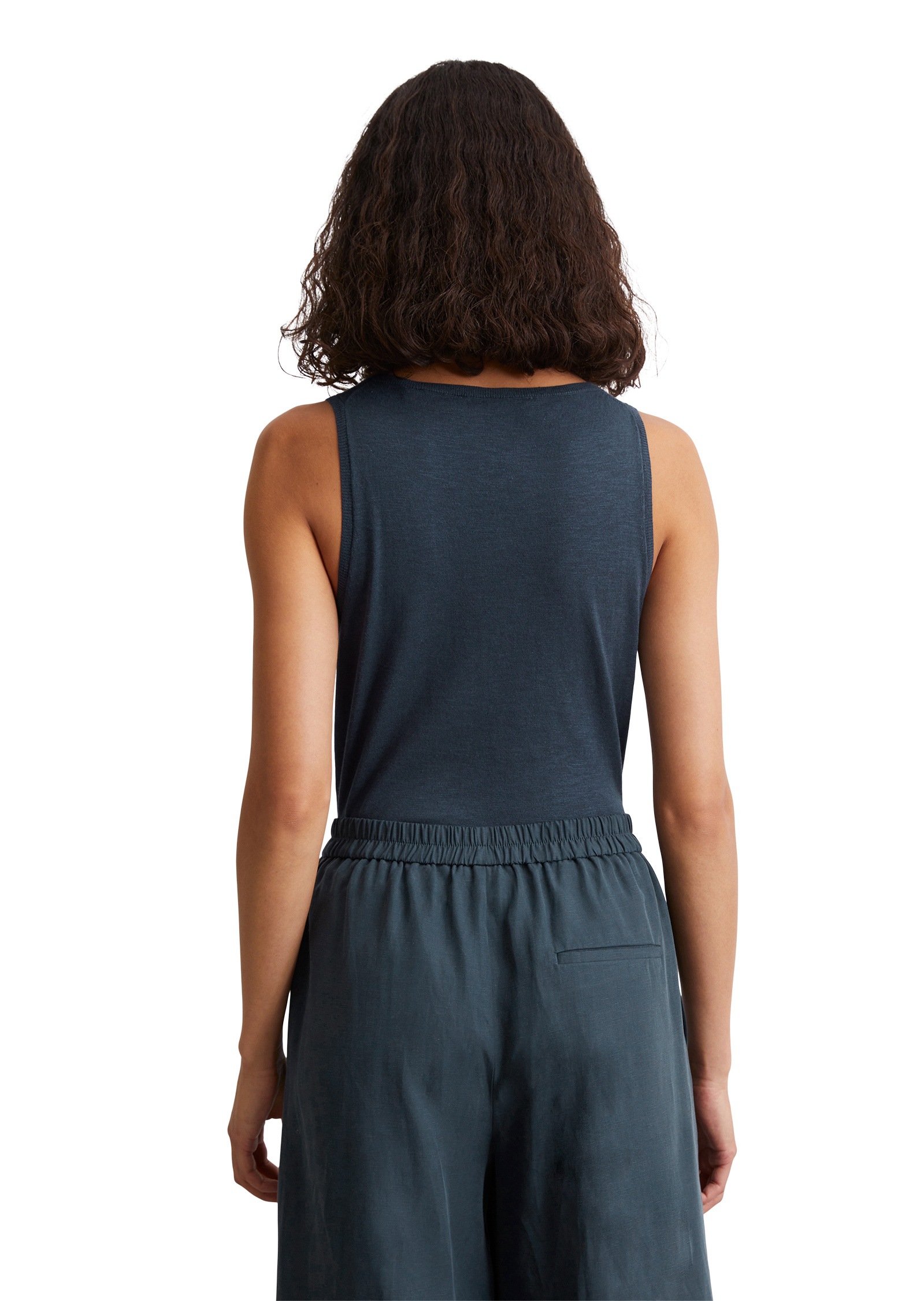 Marc O'Polo Strickpullover »aus Organic Cotton-Leinen-Mix«