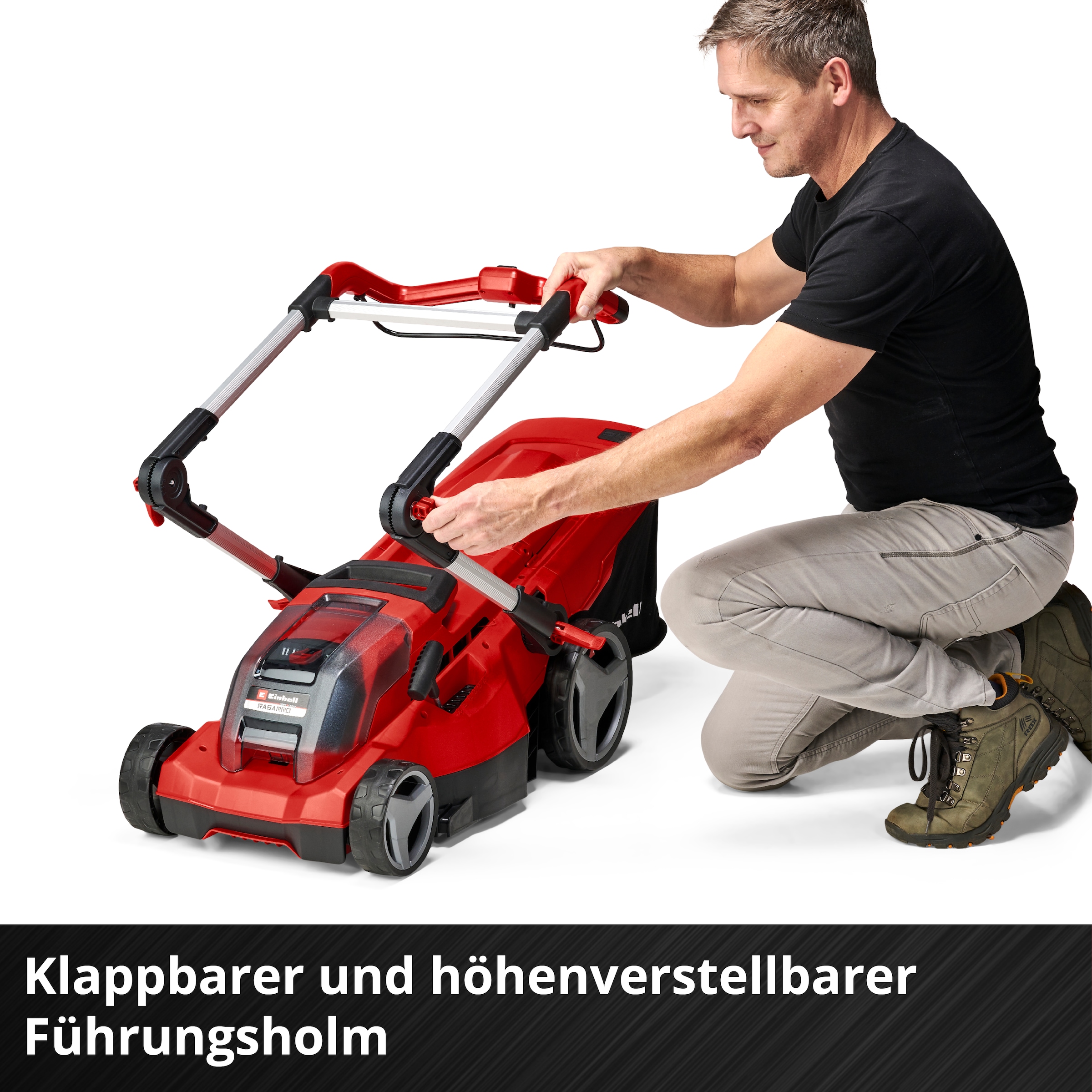 Einhell Akkurasenmäher »Einhell Power X-Change RASARRO 36/36«, mit 2x Akku 18V/3,0Ah Plus und 2x Ladegerät