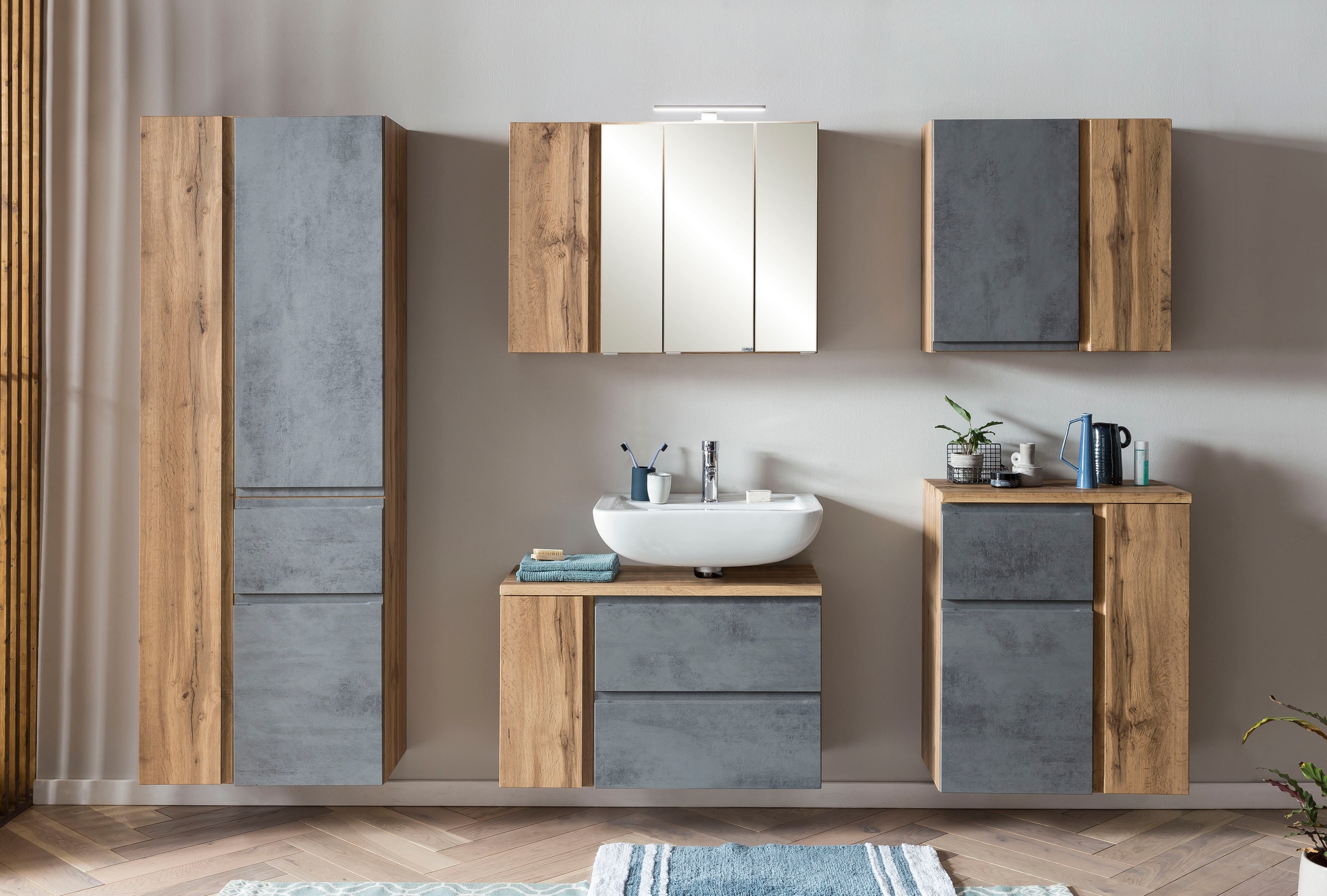 welltime Waschbeckenunterschrank »Sölden«