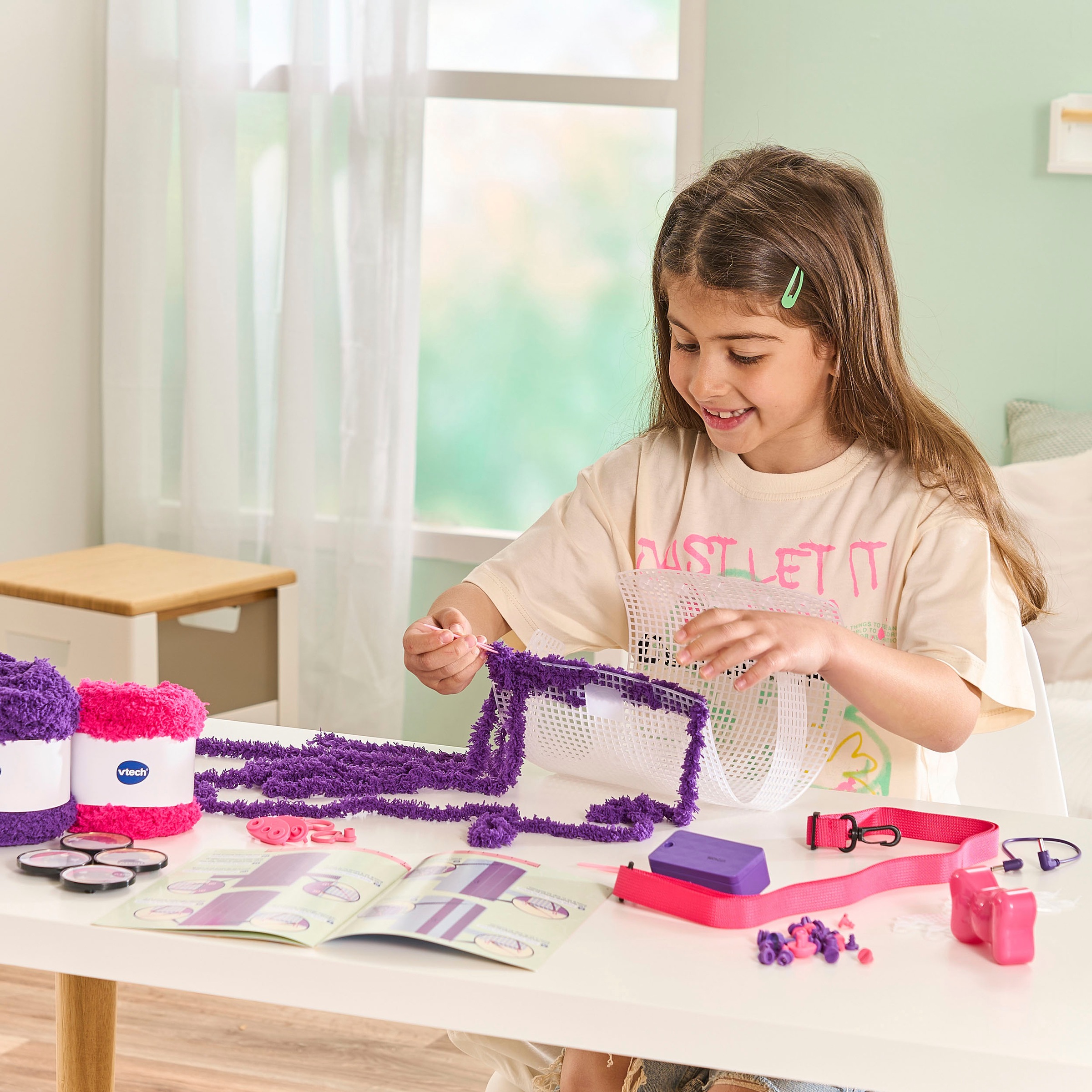 Vtech® Kreativset »Kid'Couture - Zauberhafte Katzen-Handtasche«, mit Licht- und Soundeffekt