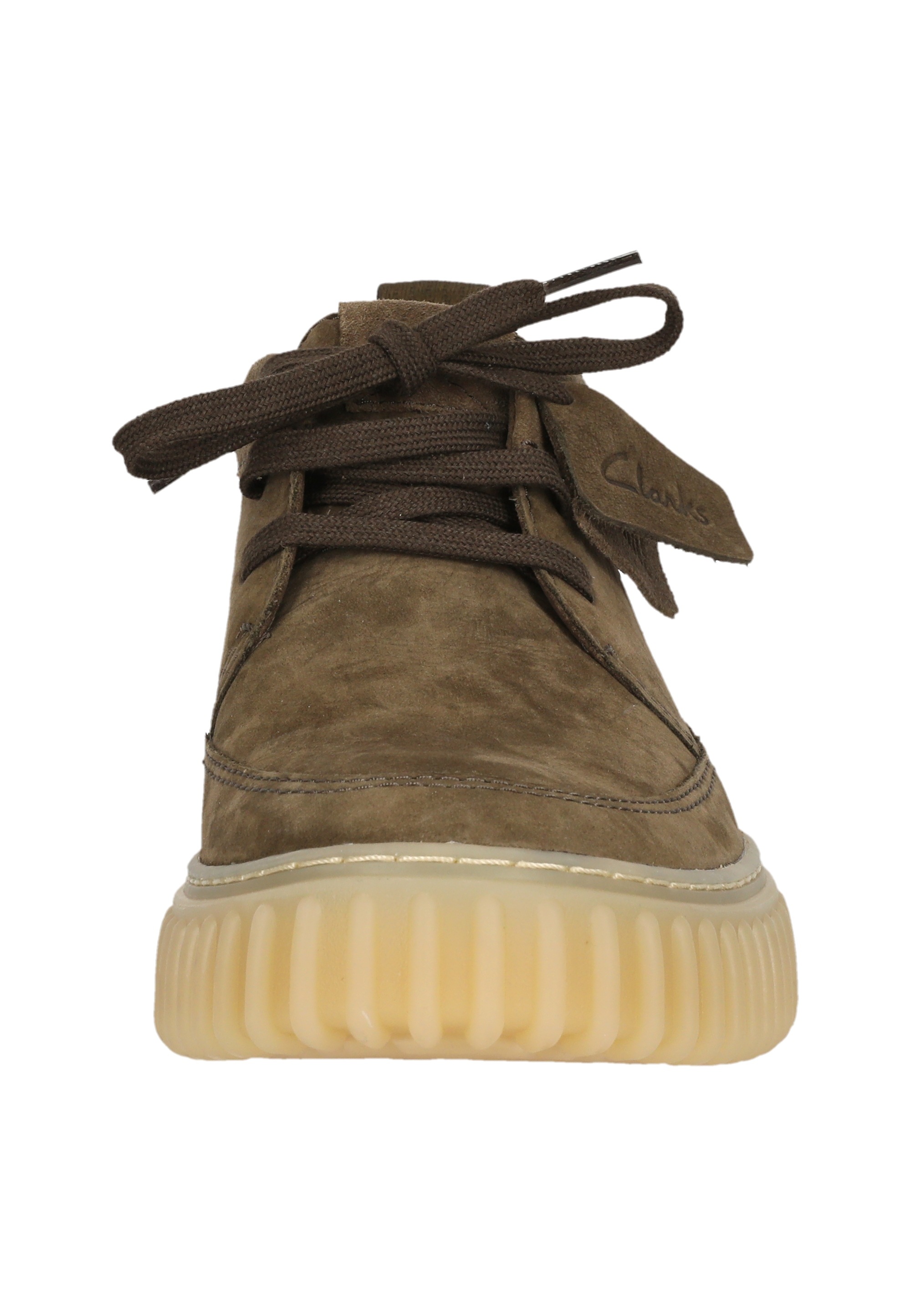 Clarks Stiefelette »Torhill Lace High«  mit gerippter Laufsohle