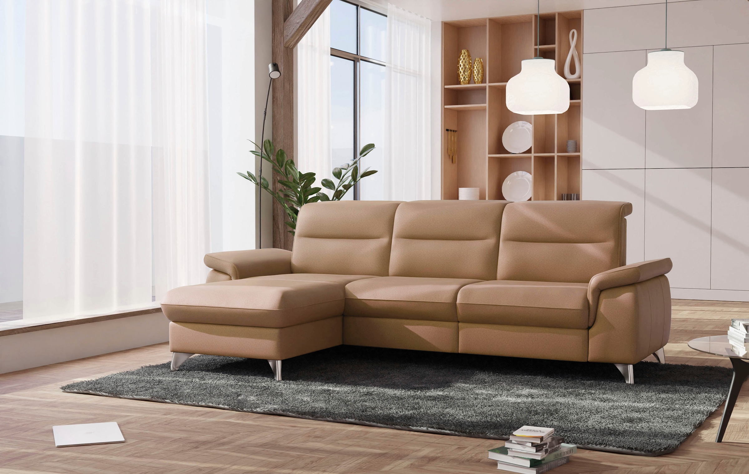 sit&more Ecksofa "Astoria L-Form", wahlweise mit motorischer Relaxfunktion günstig online kaufen