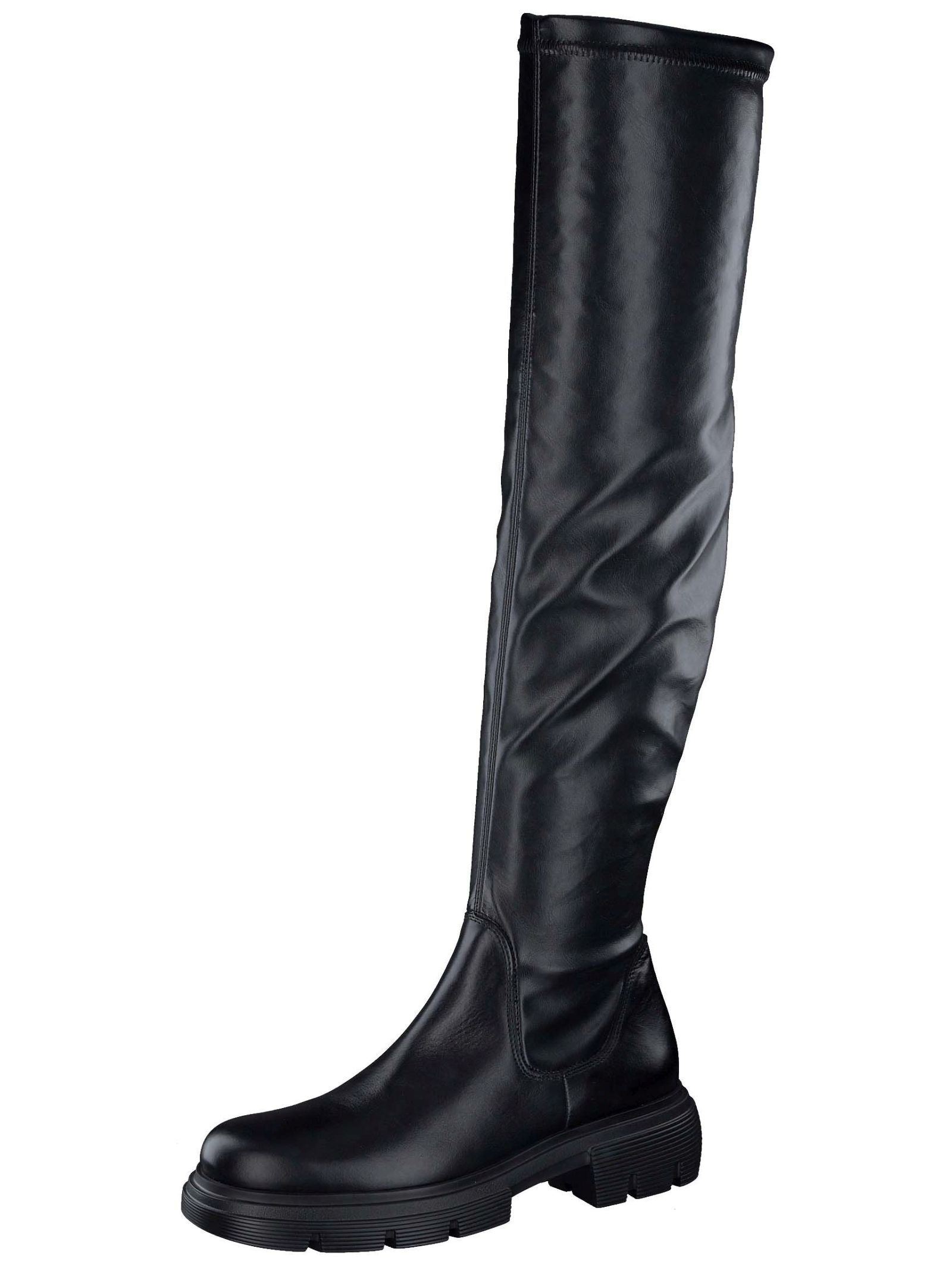 Paul Green Overkneestiefel "Paul Green Stiefel Leder/Textil" günstig online kaufen