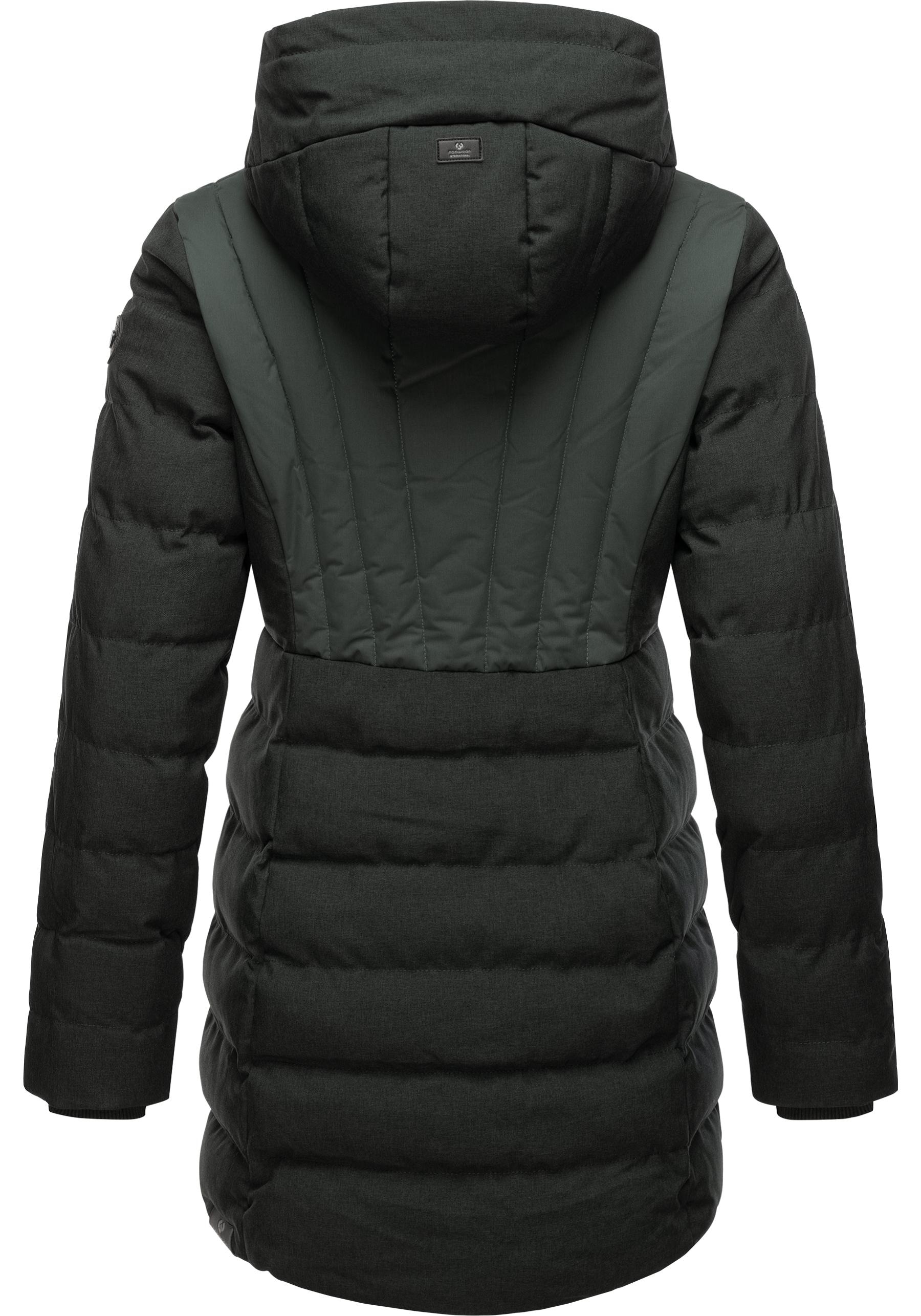 Ragwear Winterjacke »Ashanta Block«, mit Kapuze, Wasserdichter gesteppter Winterparka mit gefütterter Kapuze