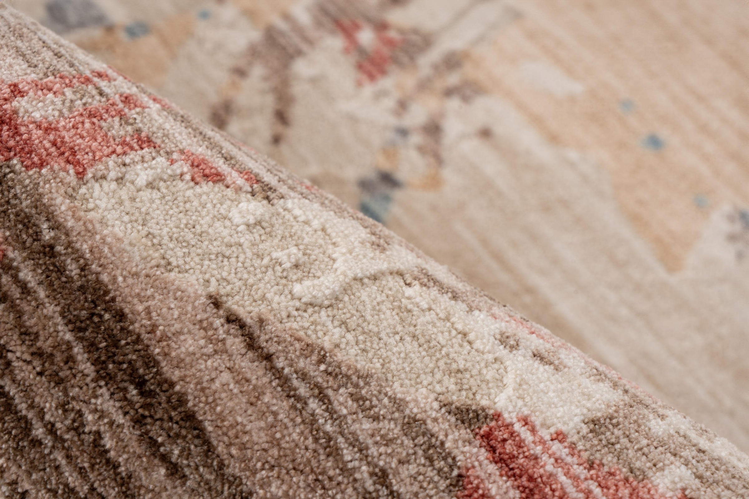 Kayoom Teppich »Fissy 525« rechteckig 10 mm Höhe Kurzflor, Wohnzimmer