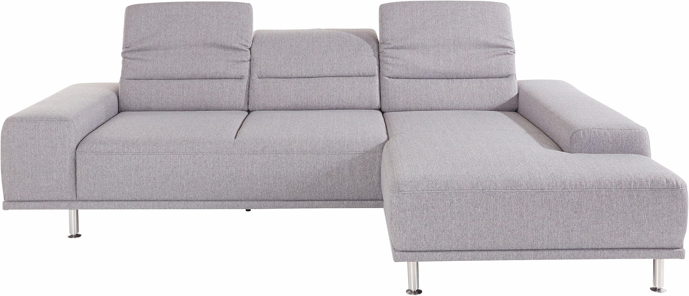 sit&more Ecksofa »Mariola L-Form«, mit Recamiere und Federkern, inklusive Sitztiefenverstellung
