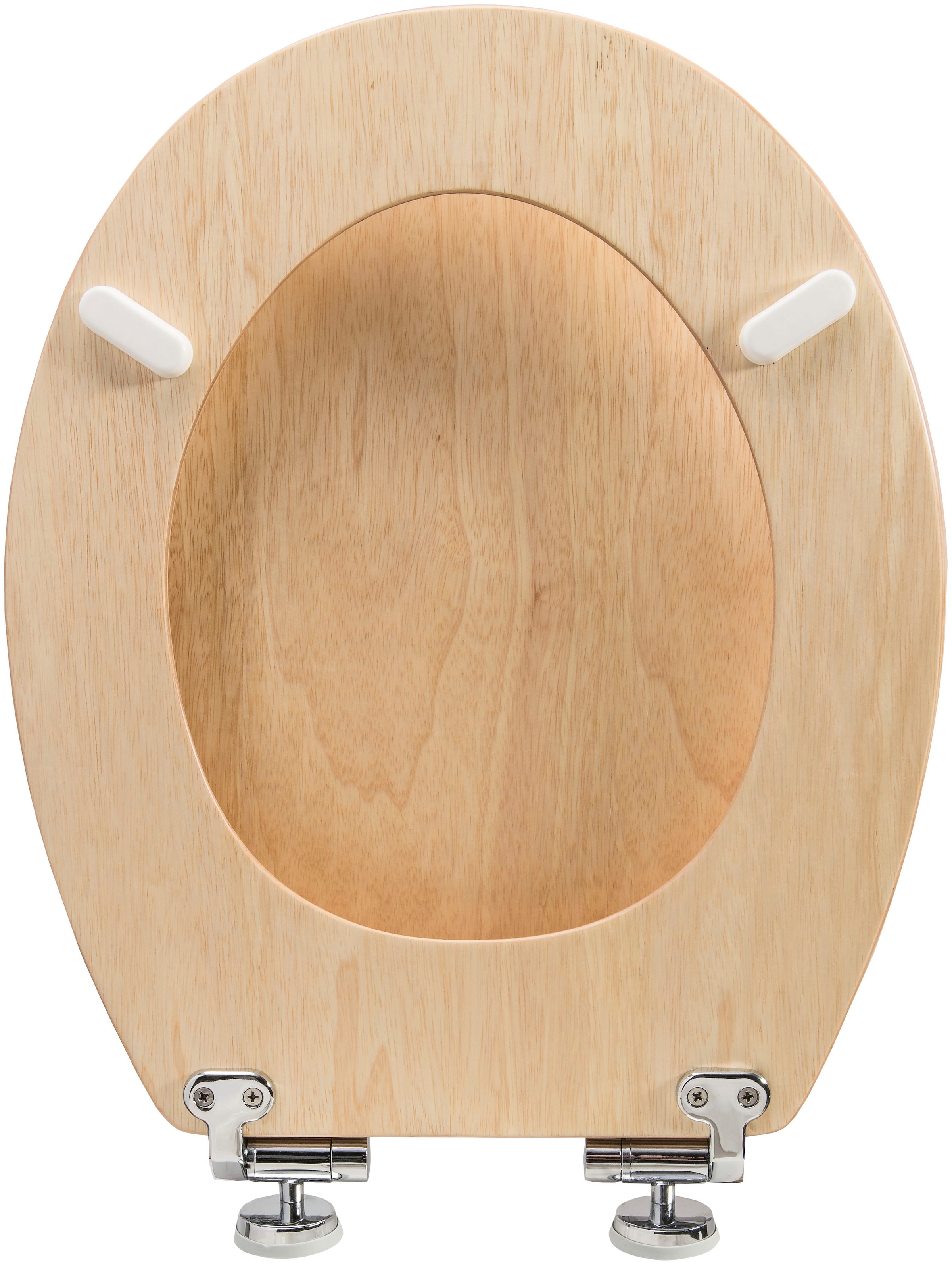 CORNAT WC-Sitz »Hochwertiges Echtholz - Kiefer - Absenkautomatik«, Komfortables Sitzgefühl - Edle Holz-Optik passt in jedes Badezimmer