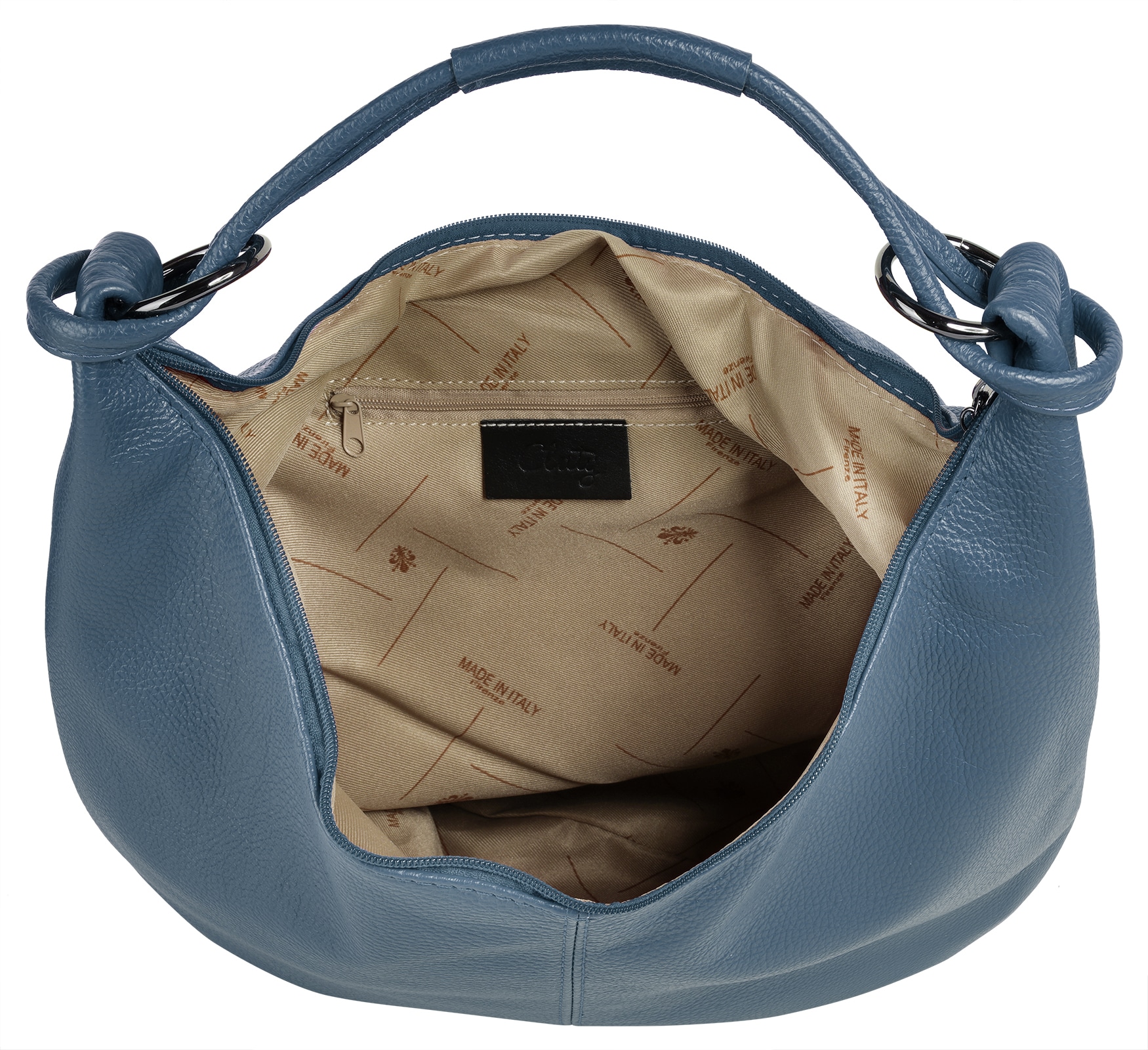 Cluty Shopper, echt Leder, Made in Italy