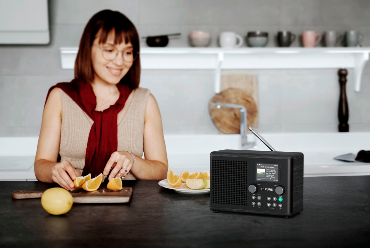 Pure Internet-Radio »Classic H4i«, (Bluetooth Digitalradio (DAB+)-UKW mit RDS-FM-Tuner-Automatische Senderverfolgung 10 W)