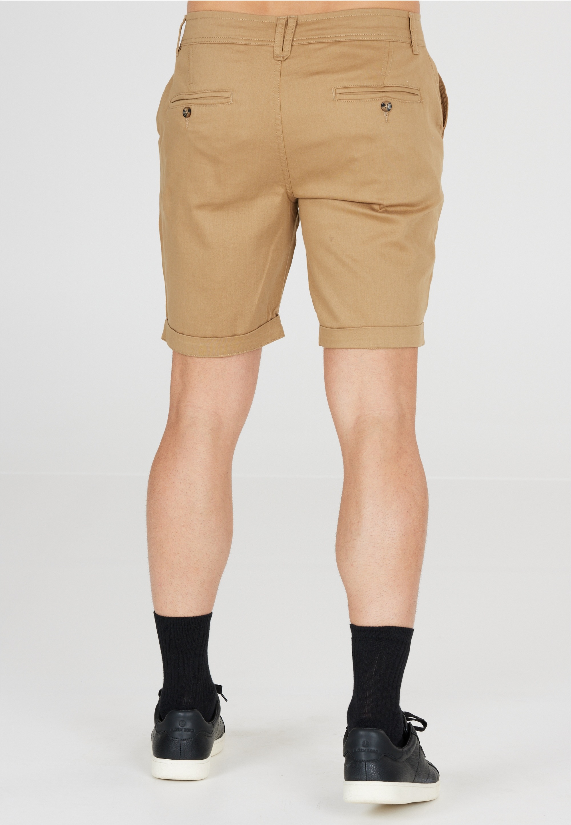 Shorts CRUZ "Jerryne", Herren, Gr. S, US-Größen, beige, 97% Baumwolle, 3% Elasthan, unifarben, Hosen Shorts, mit praktischen Seitentaschen 3