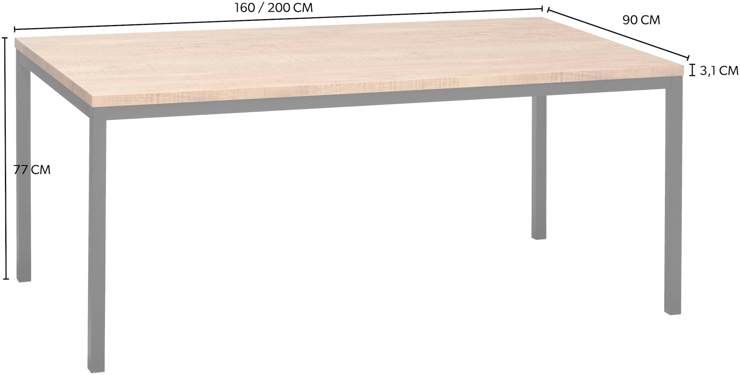 OMG Design Sideboard »Carriba«, in zwei Breiten, mit Soft-Close