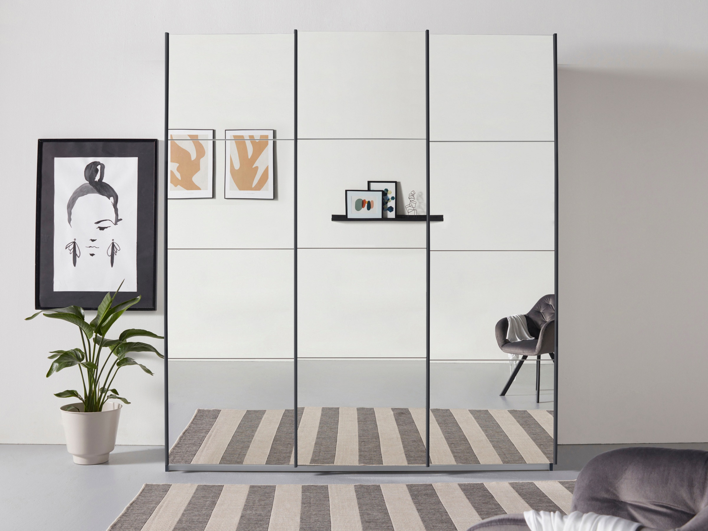 rauch Schwebetürenschrank »Oracle«, mit Spiegelfront
