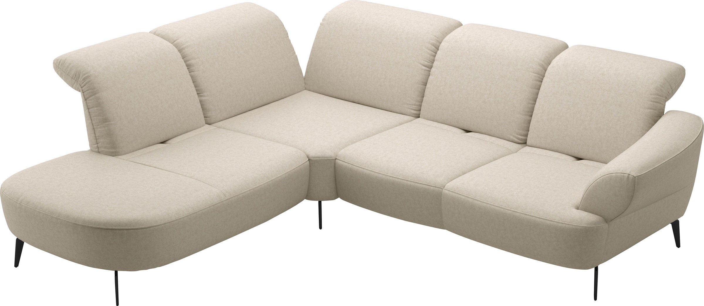 sit&more Ecksofa »Dance«, inkl.System Click&Seat und Sitztiefenverstellung