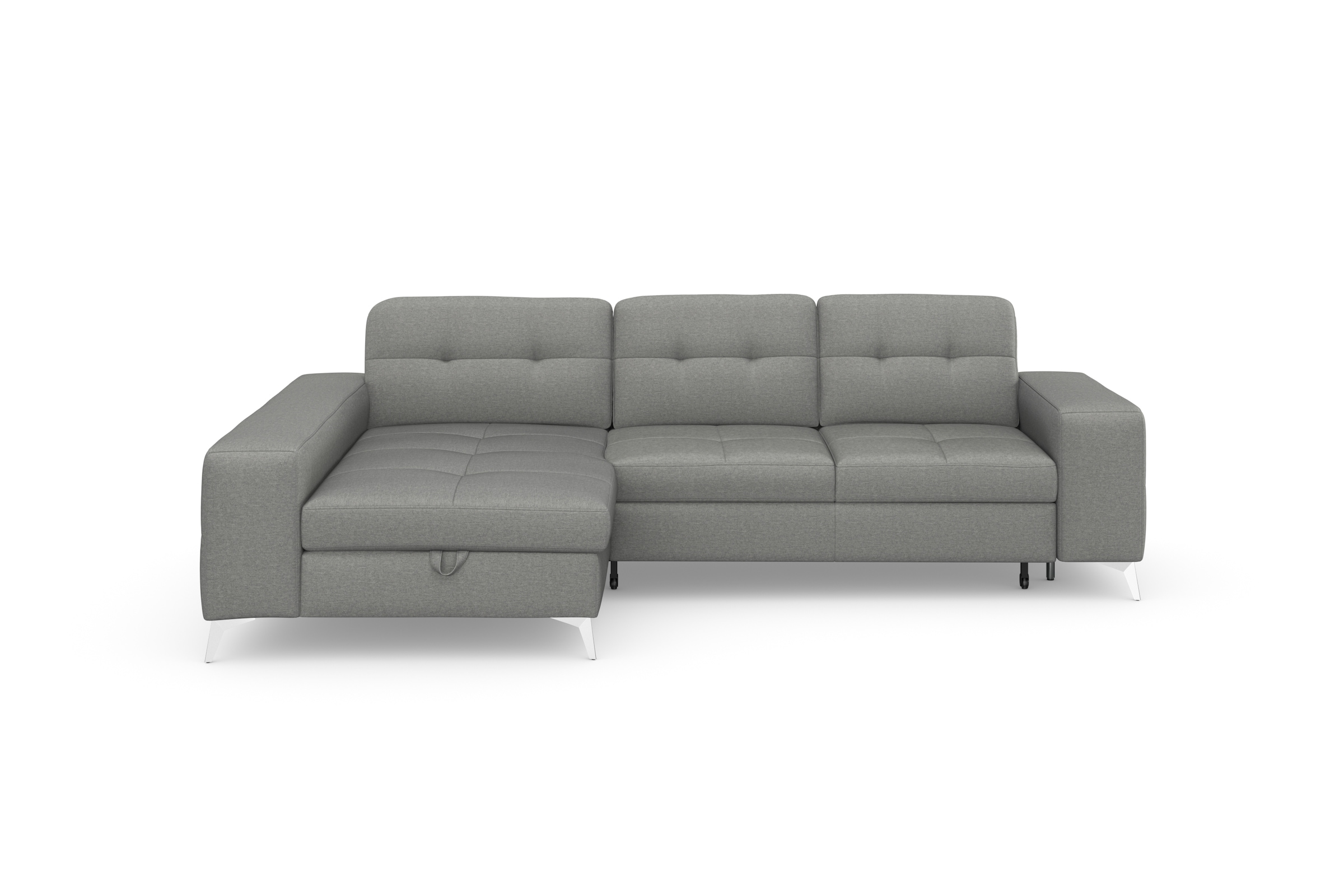 sit&more Ecksofa "Baviene L-Form" inklusive Sitztiefenverstellung & Federkern, optional Schlaffunktion