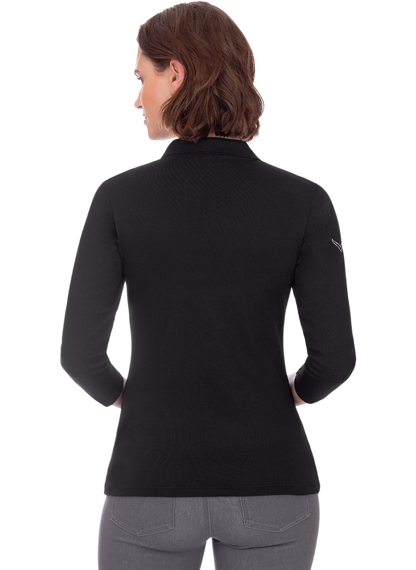 Thumbnail - Trigema Poloshirt "TRIGEMA Poloshirt mit Kristallsteinen" 1 Stk. tlg.