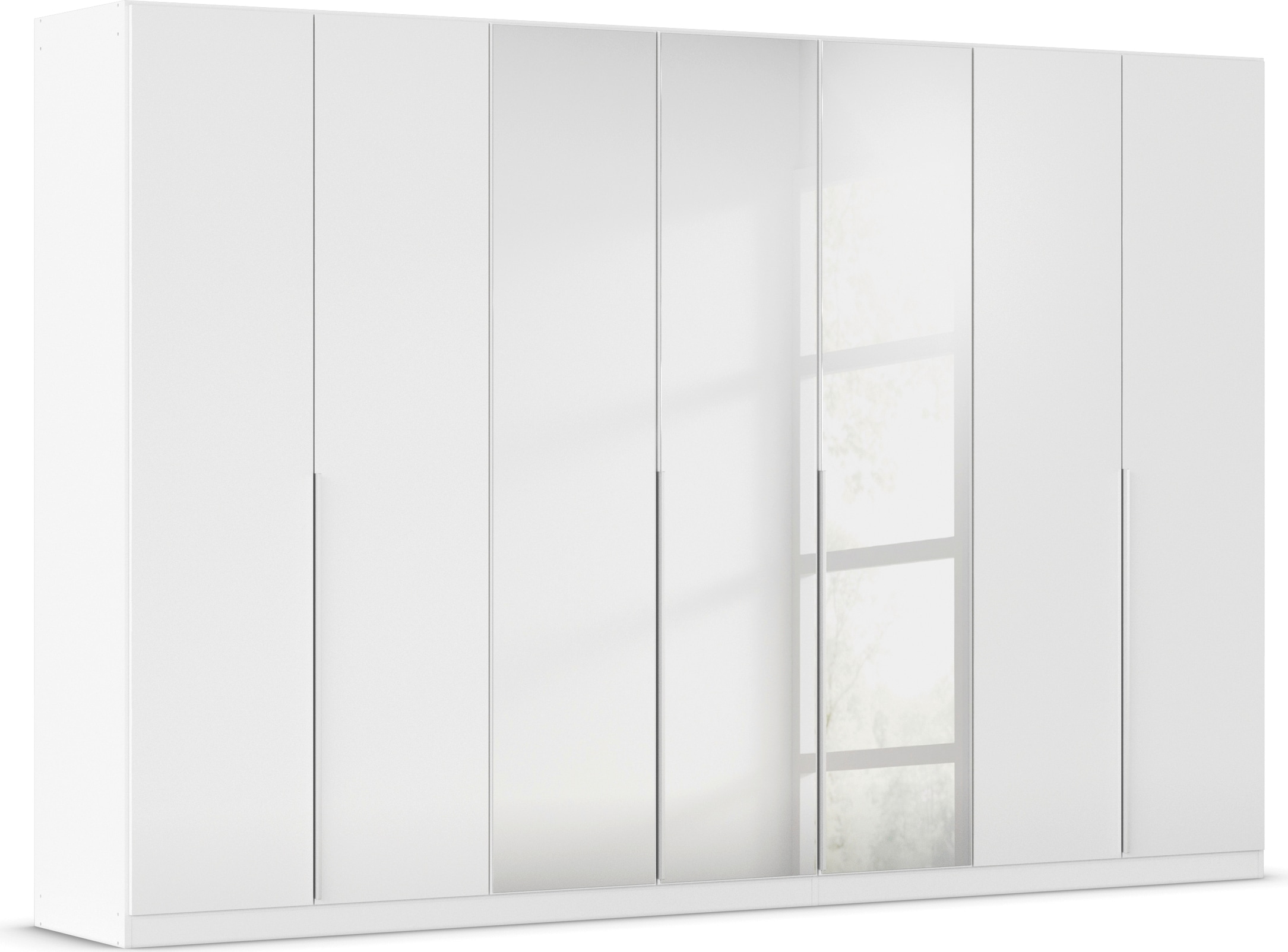 OTTO home Drehtürenschrank "Kleiderschrank Schrank Garderobe AGORDO mit Dekor- oder Hochglanzfront" in zwei Griff-Farben, Breiten 91-405 cm, durchdachte Innenausstattung, in 8 Breiten und 2 Höhen MADE IN GERMANY
