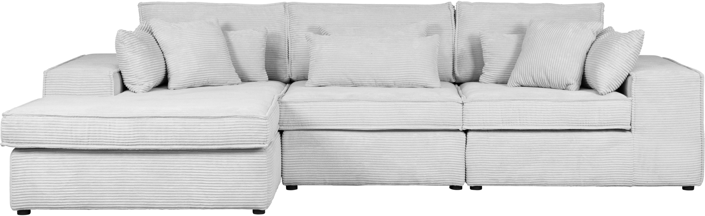 RAUM.ID Ecksofa »Florid L-Form«, 3 Teile, bestehend aus Modulen, viele Bezugsqualitäten, auch in Cord